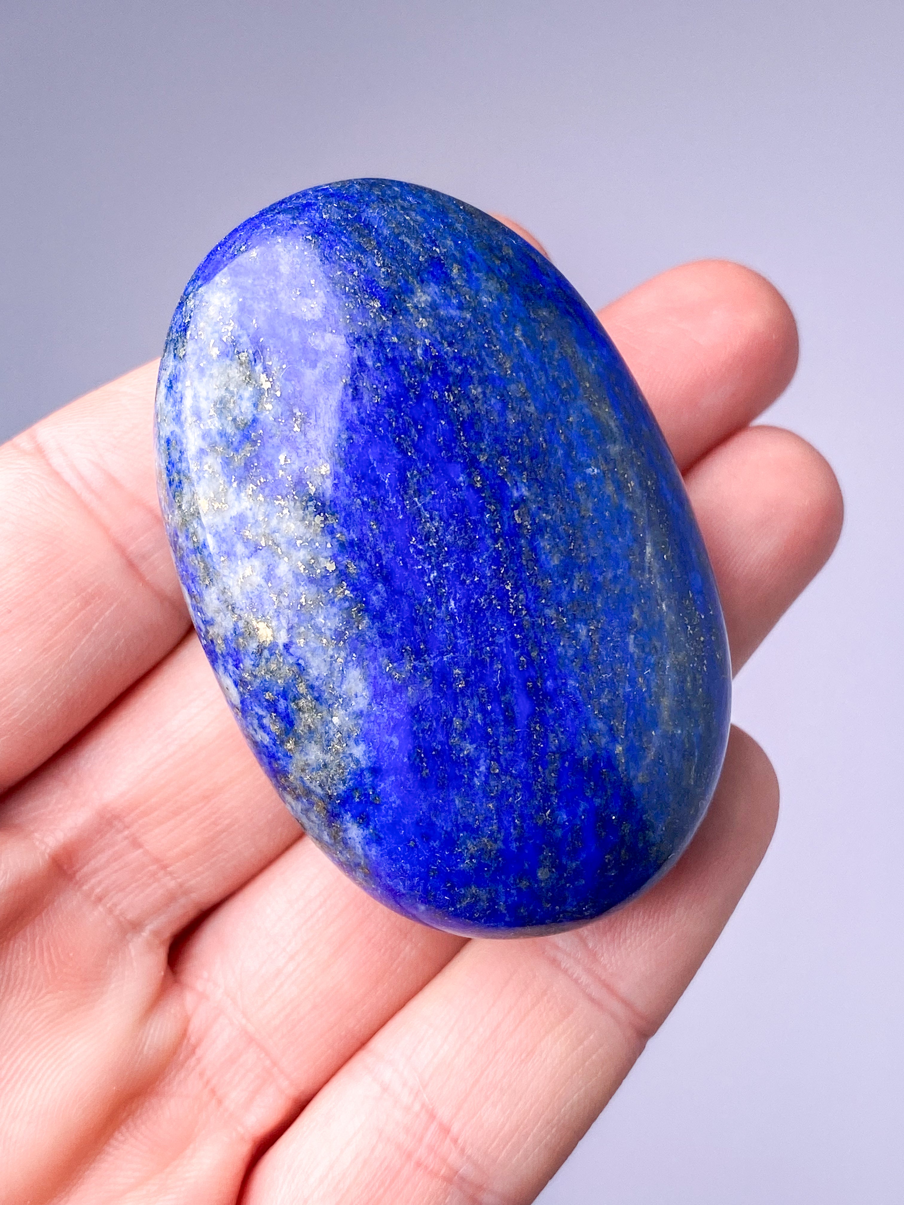 Lapis Lazuli Palmstone (Nr. 32)