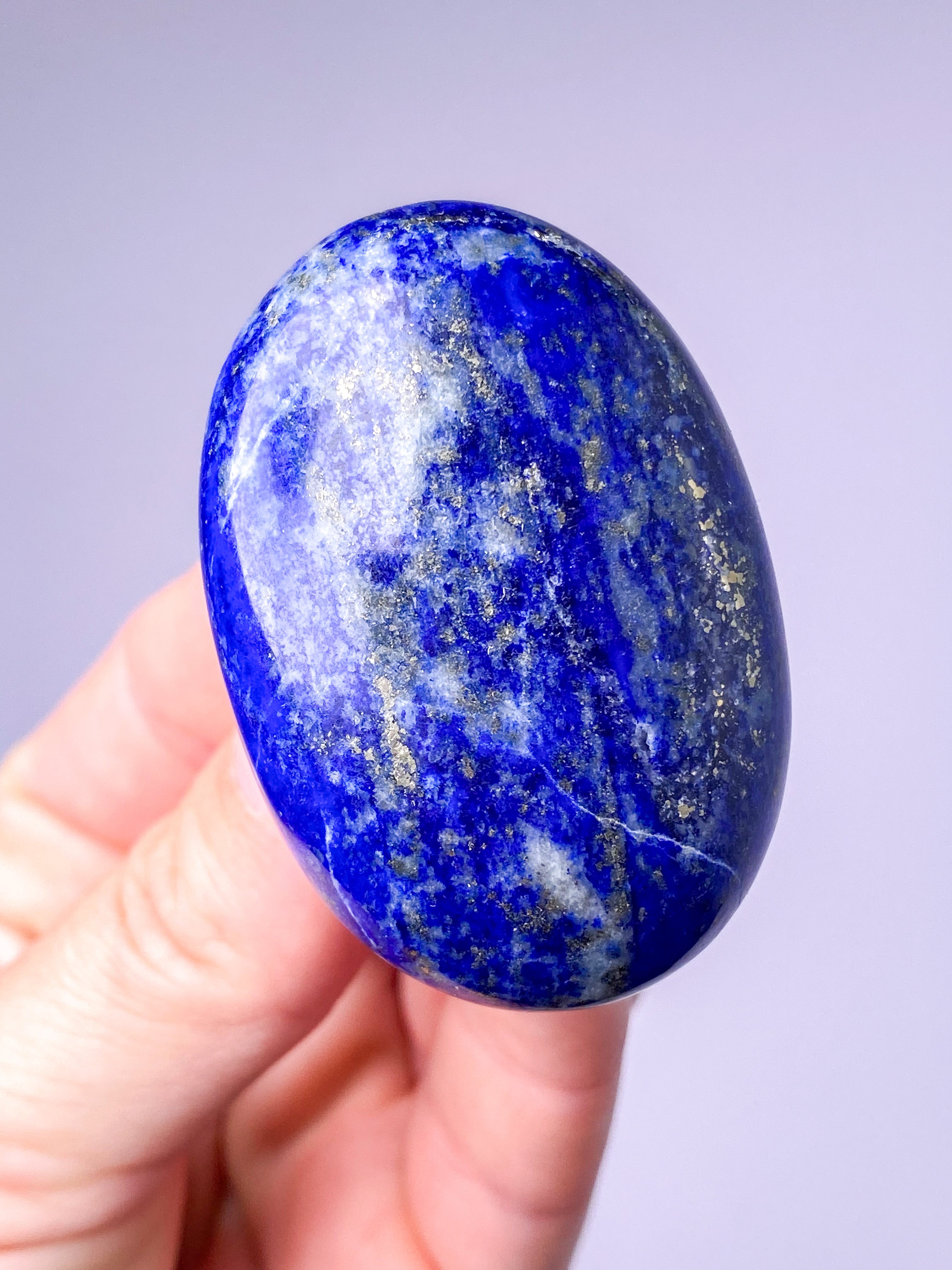 Lapis Lazuli Palmstone (Nr. 33)