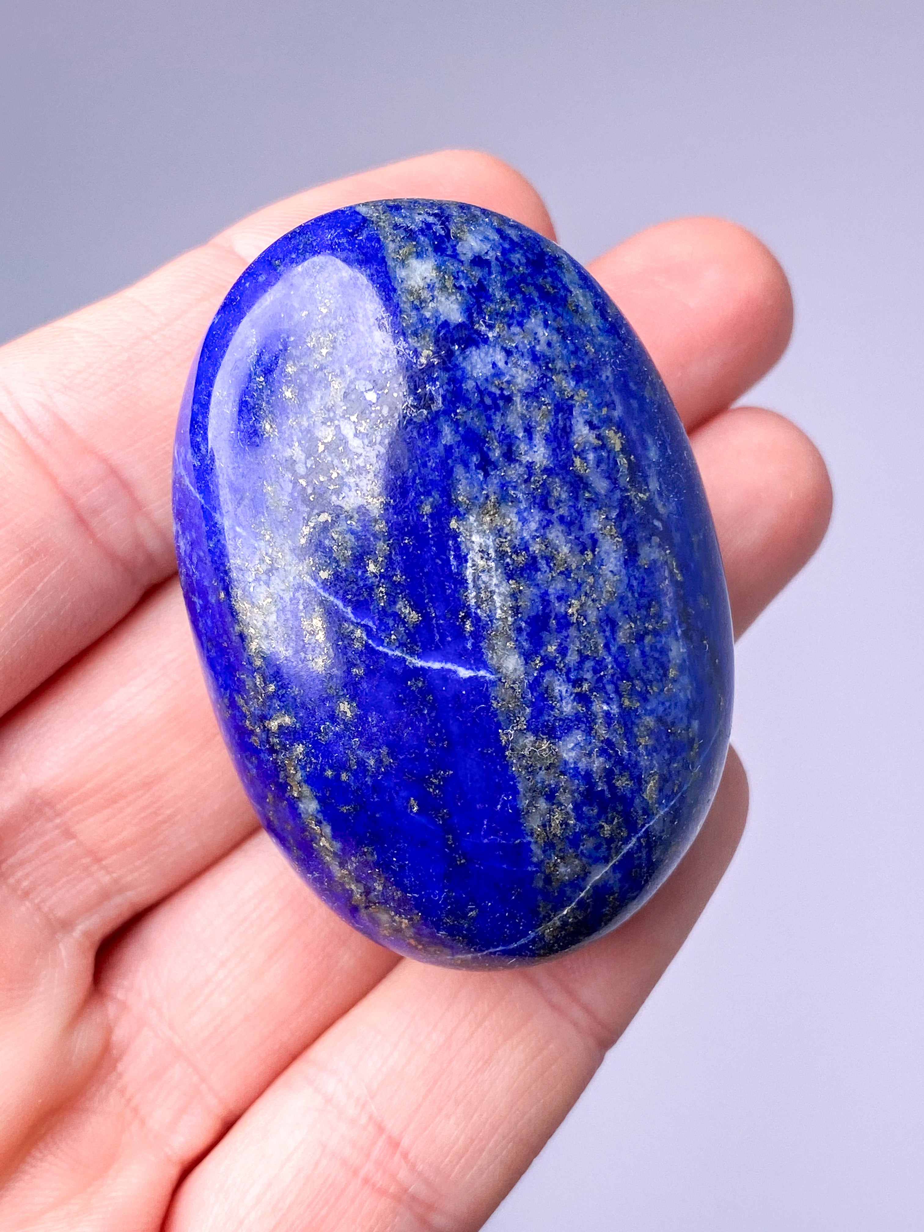 Lapis Lazuli Palmstone (Nr. 33)