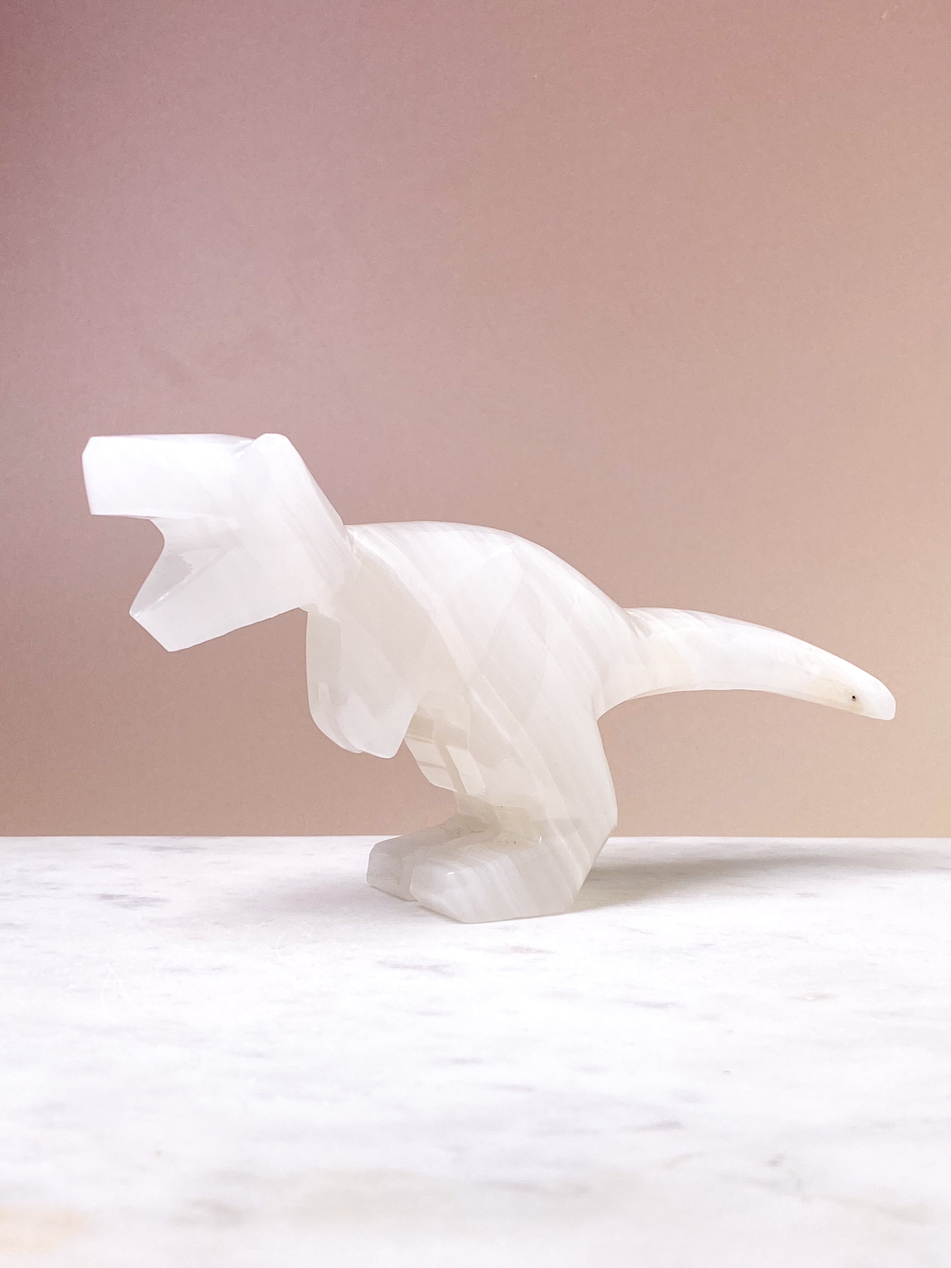 Hvid Onyx T-rex (Nr. 1)