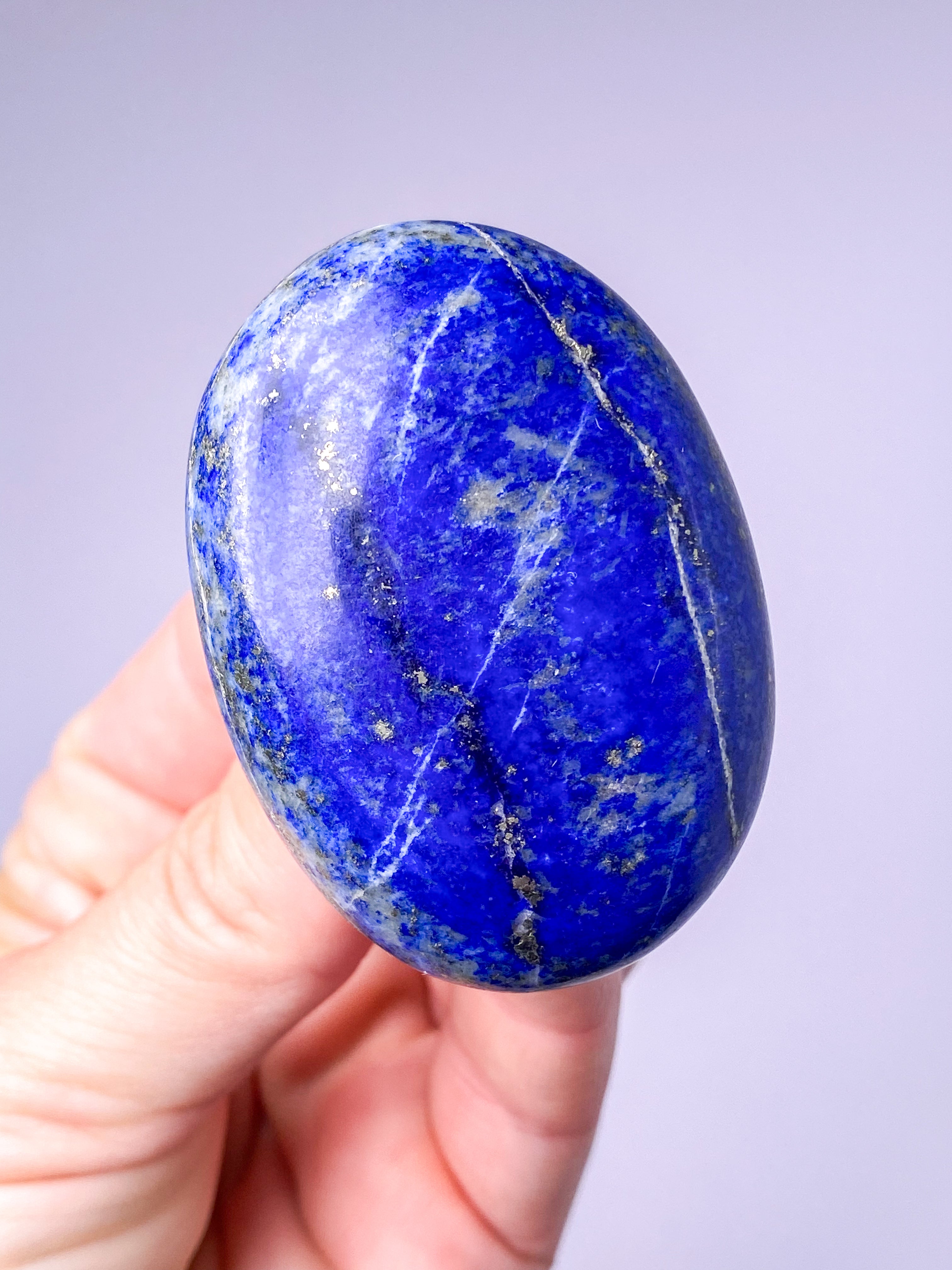 Lapis Lazuli Palmstone (Nr. 34)