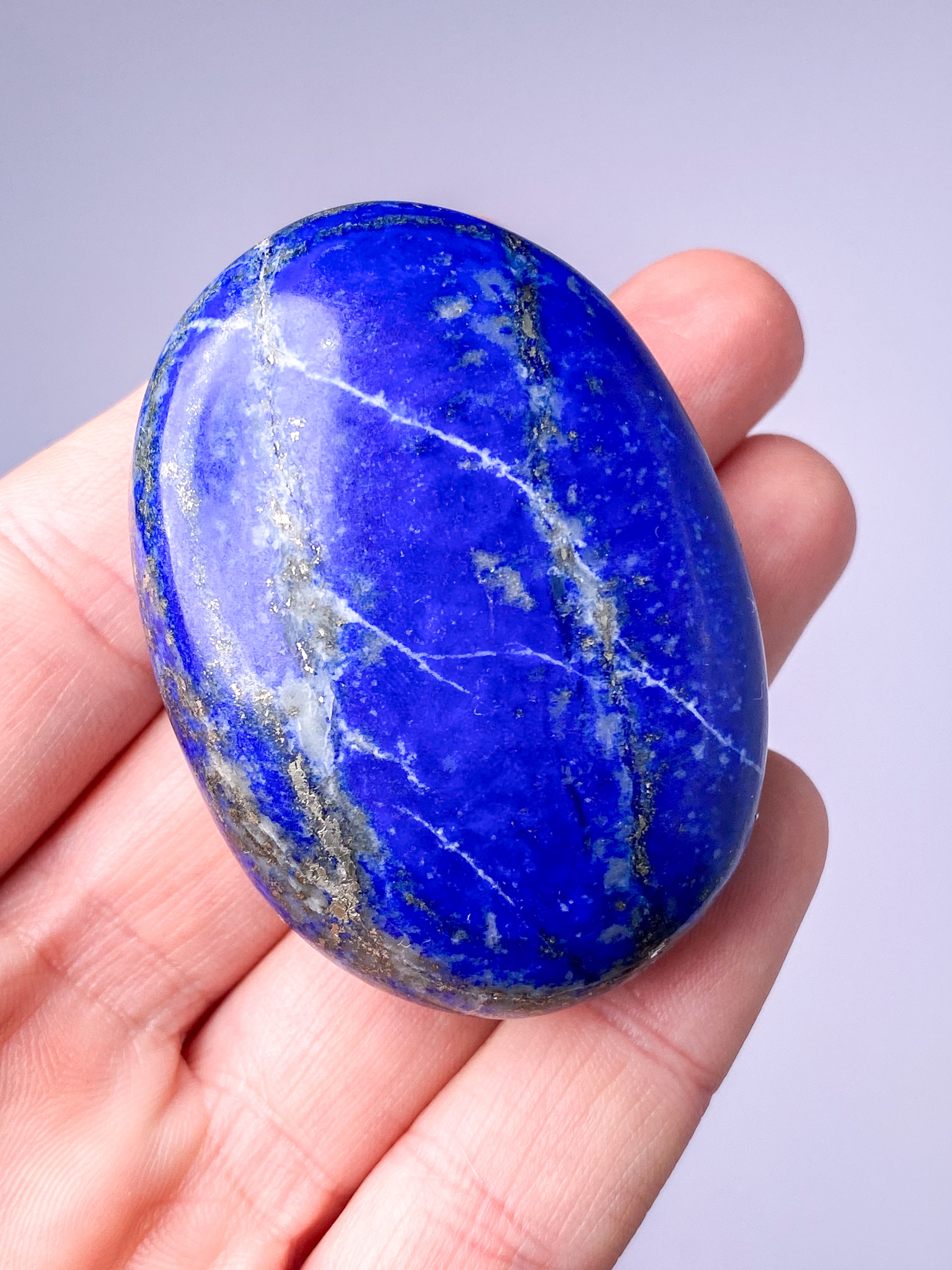 Lapis Lazuli Palmstone (Nr. 34)