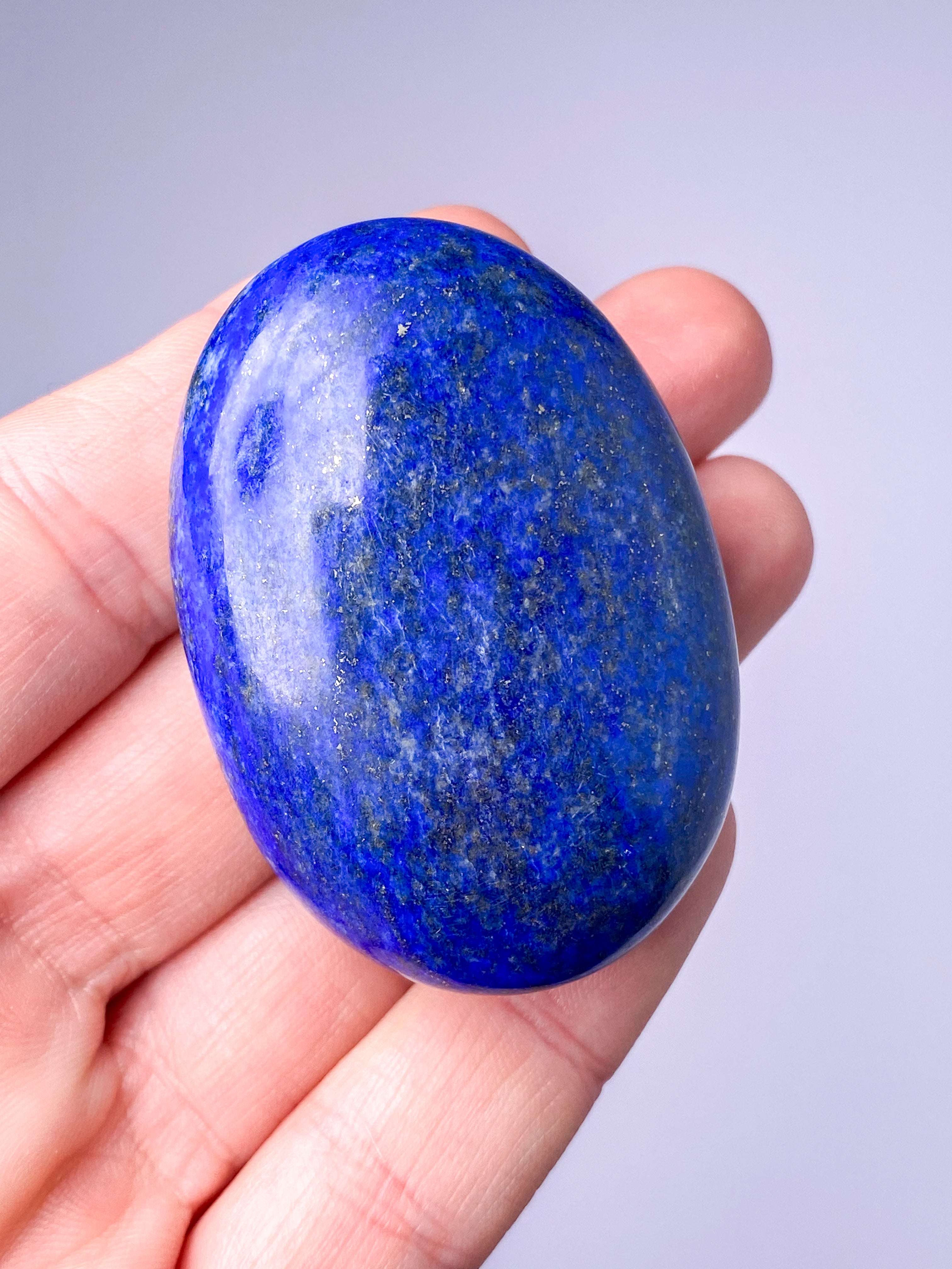 Lapis Lazuli Palmstone (Nr. 35)