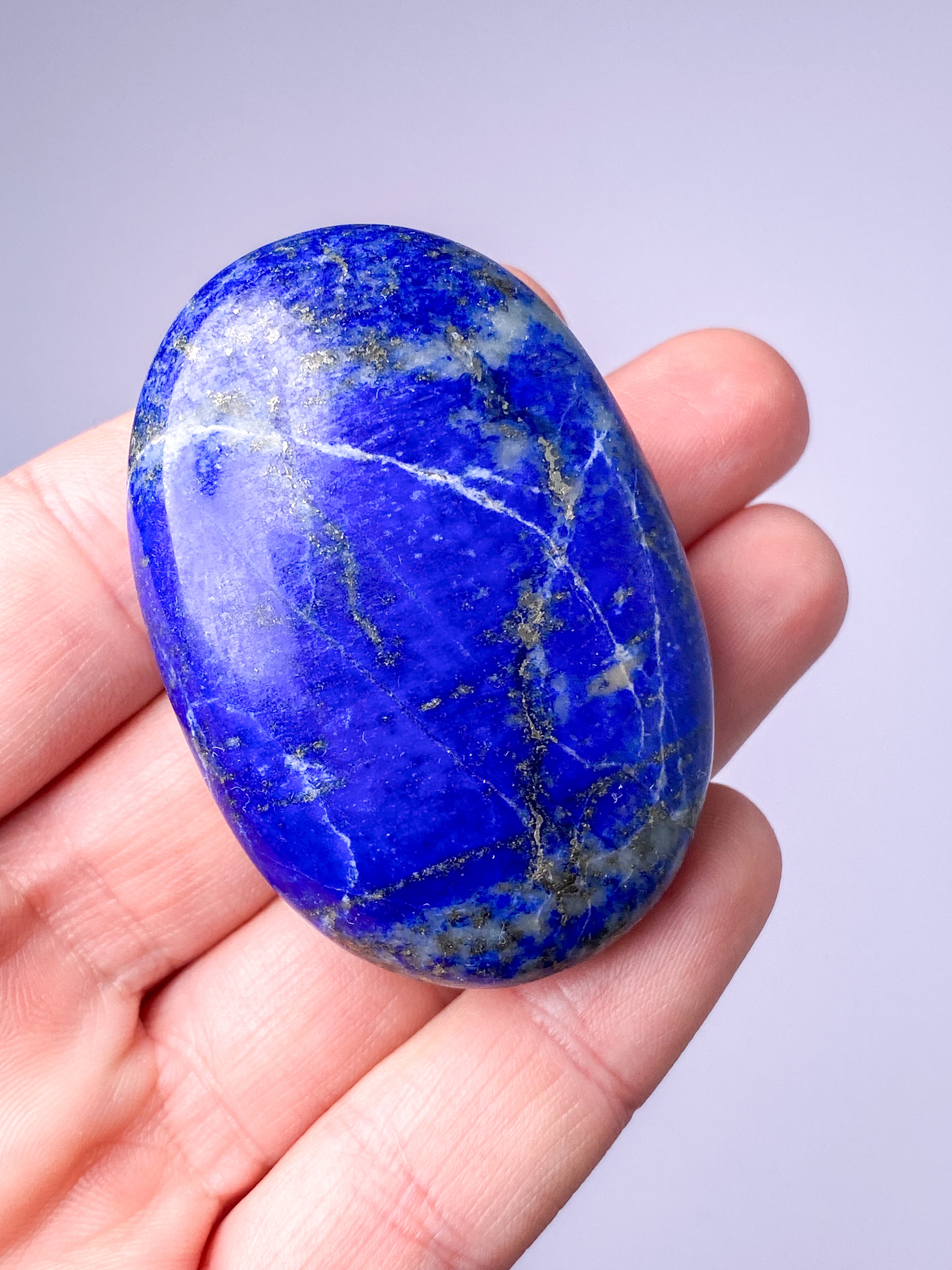 Lapis Lazuli Palmstone (Nr. 36)