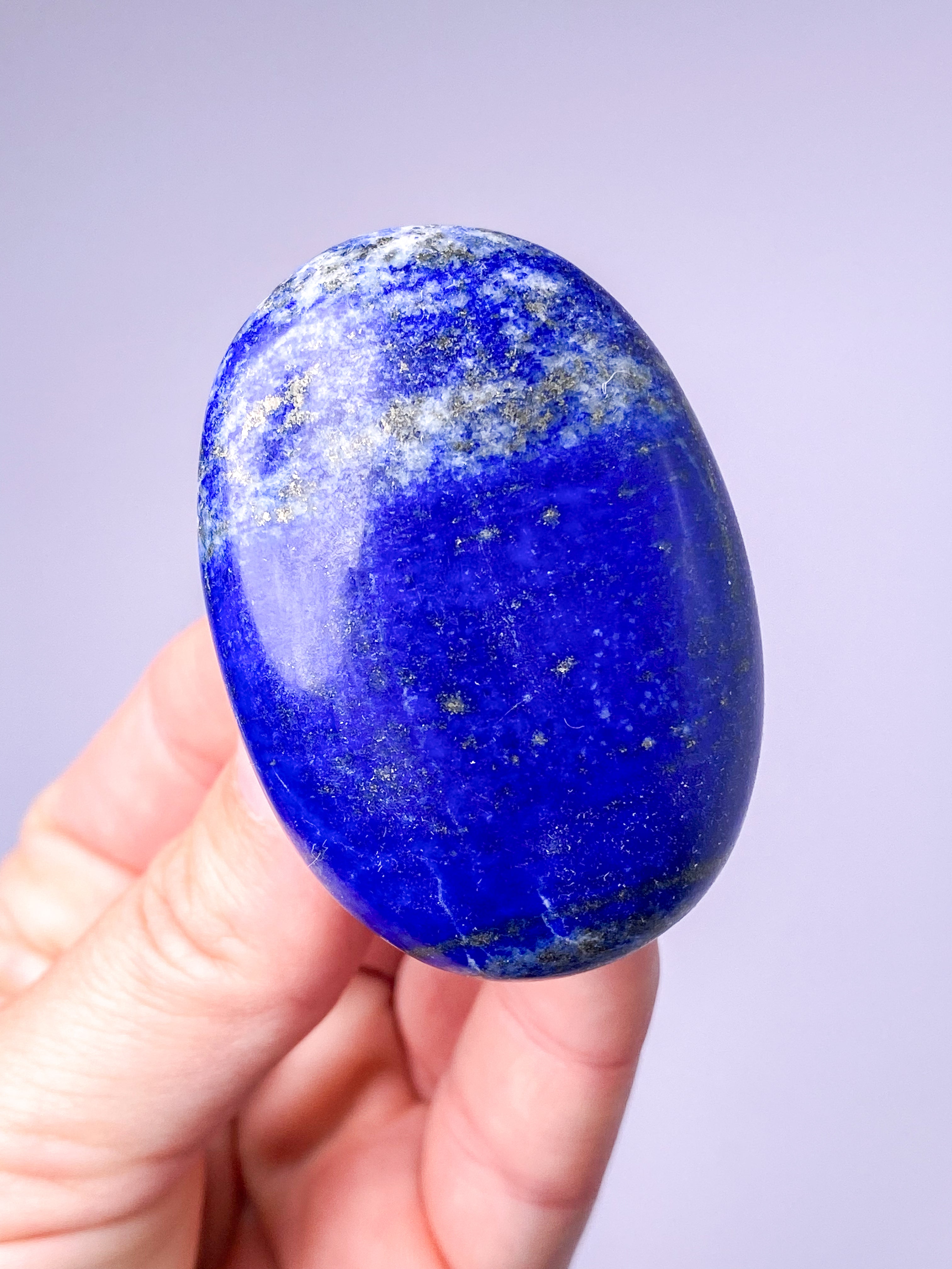 Lapis Lazuli Palmstone (Nr. 37)