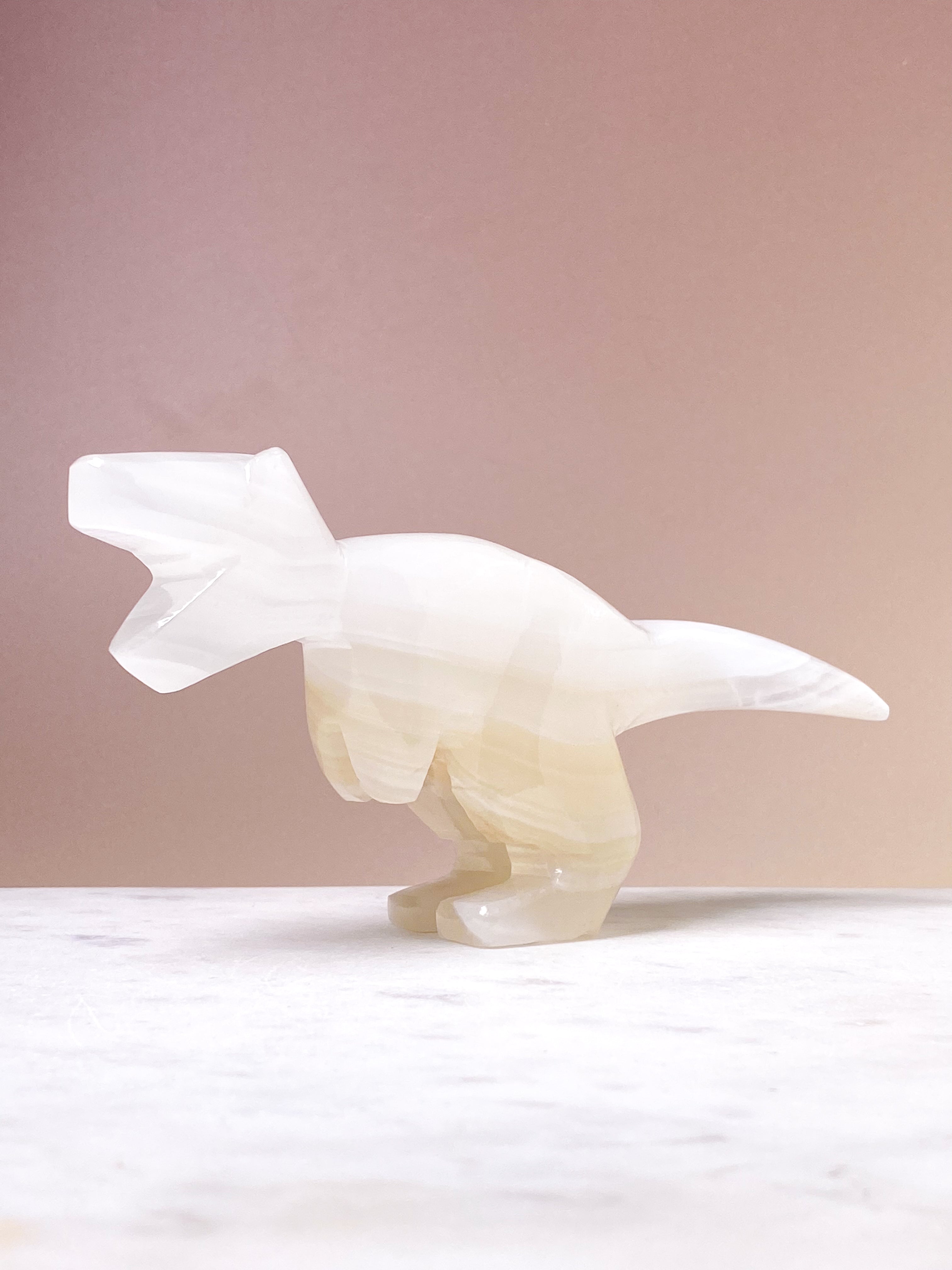 Hvid Onyx T-rex (Nr. 3)