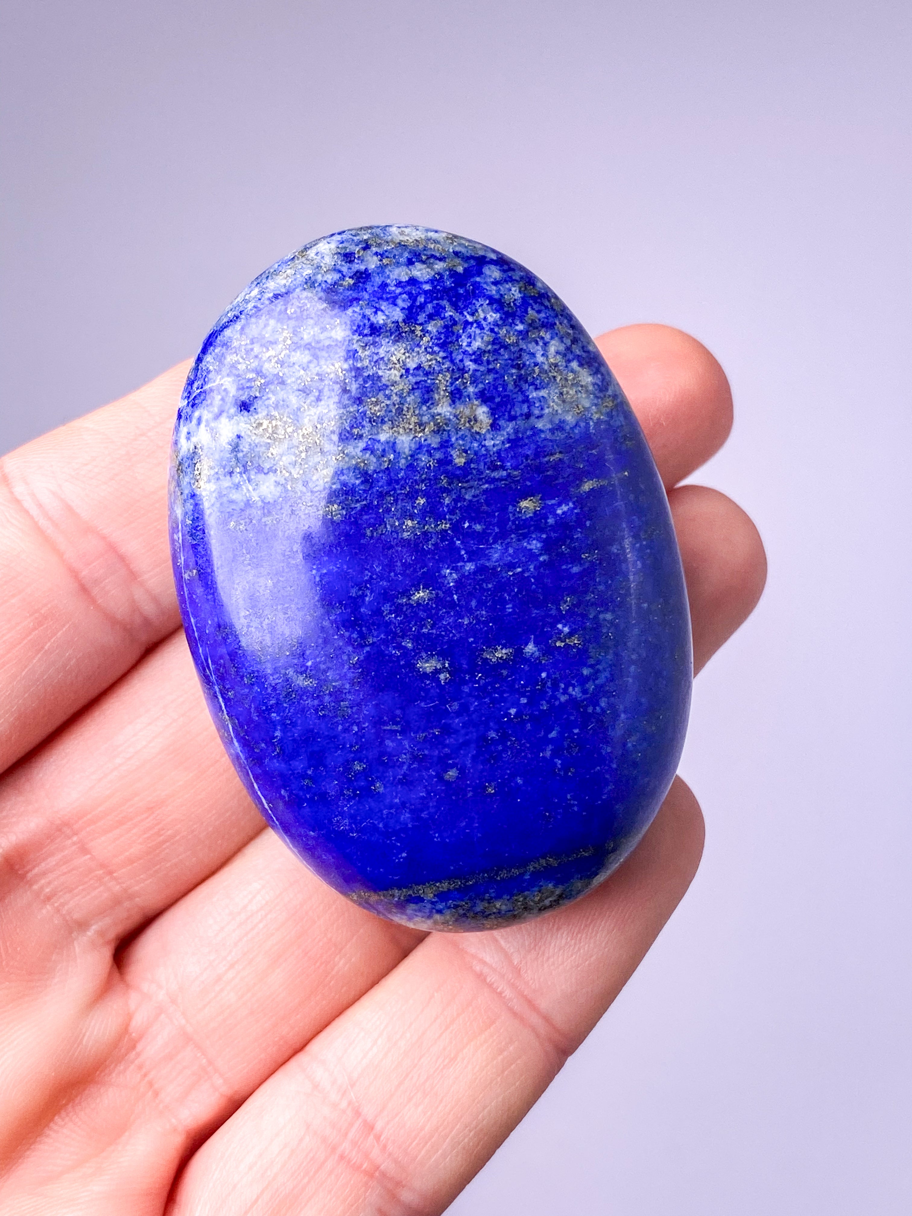 Lapis Lazuli Palmstone (Nr. 37)