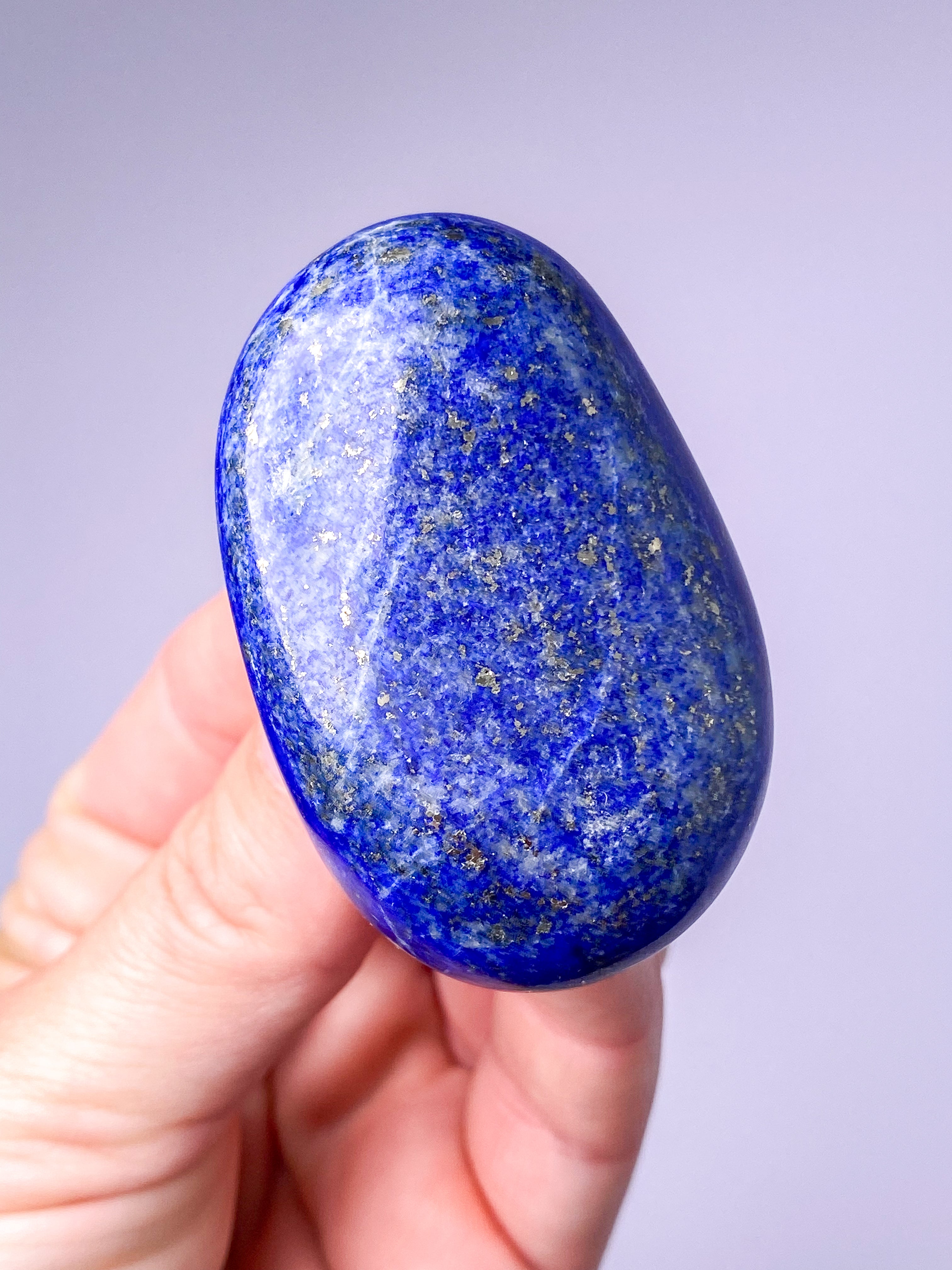 Lapis Lazuli Palmstone (Nr. 38)