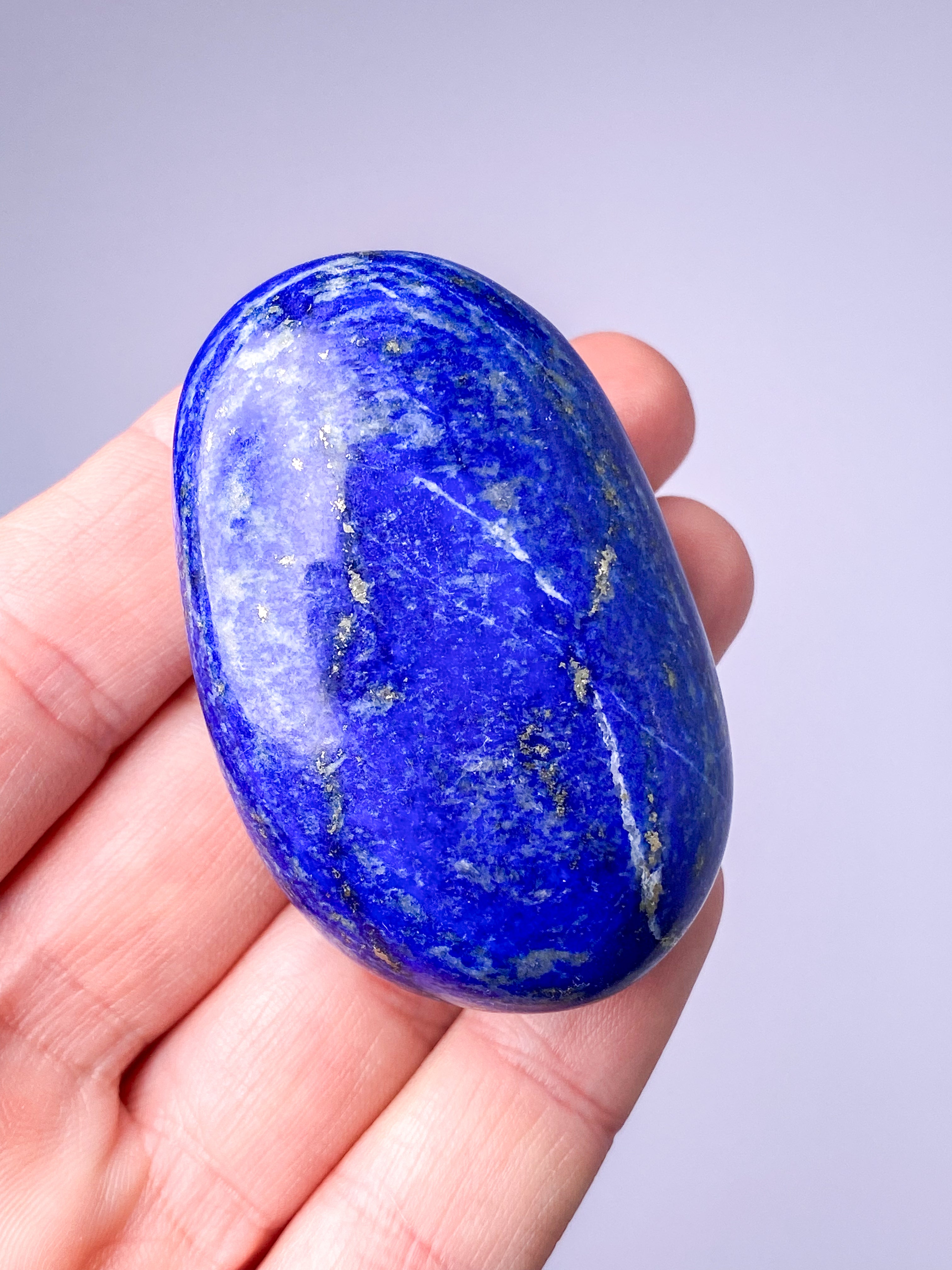Lapis Lazuli Palmstone (Nr. 38)