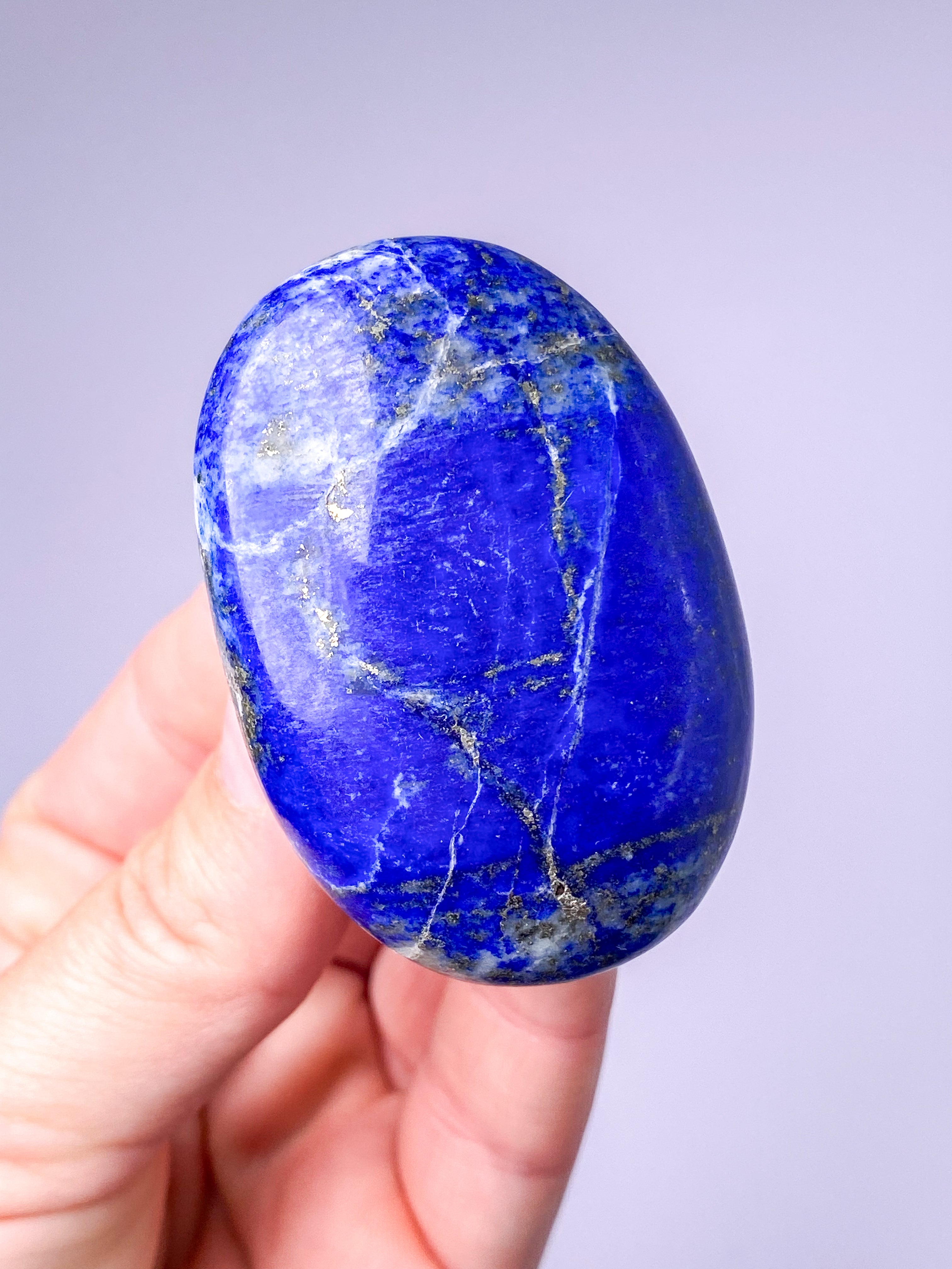 Lapis Lazuli Palmstone (Nr. 39)