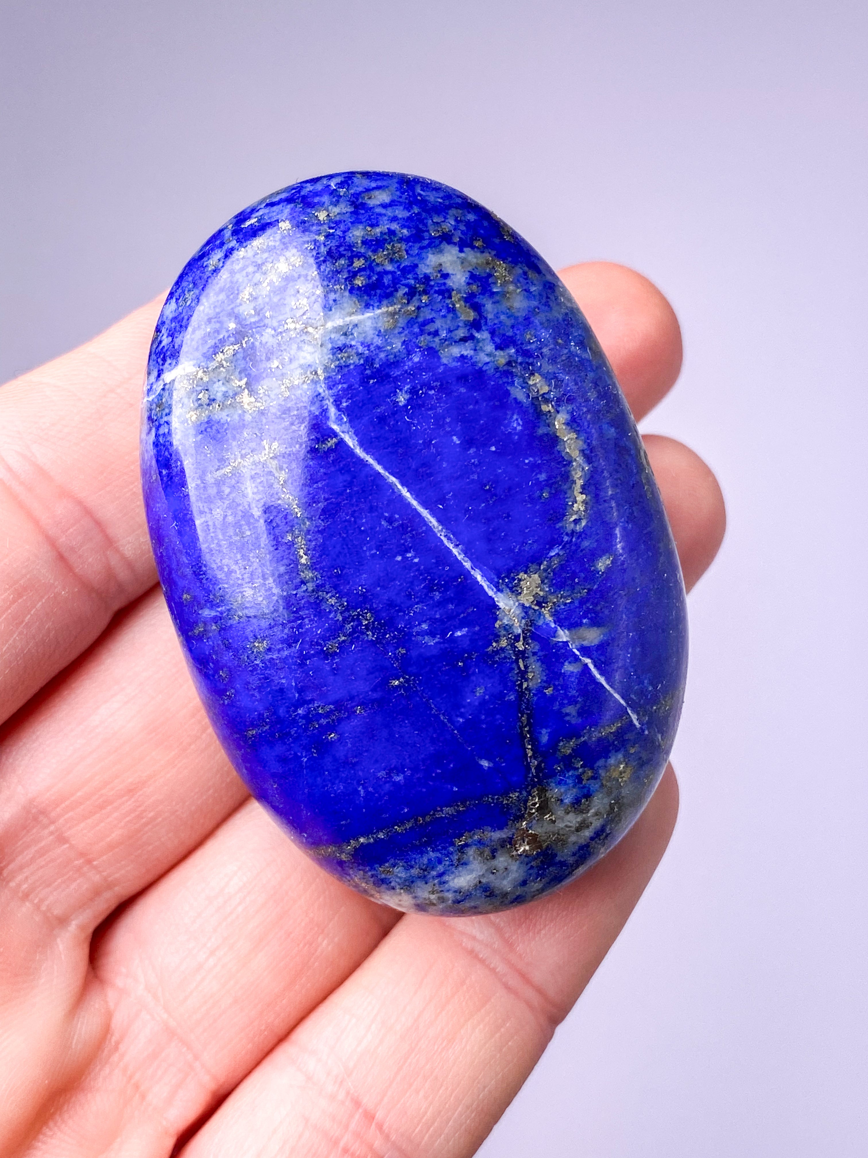 Lapis Lazuli Palmstone (Nr. 39)