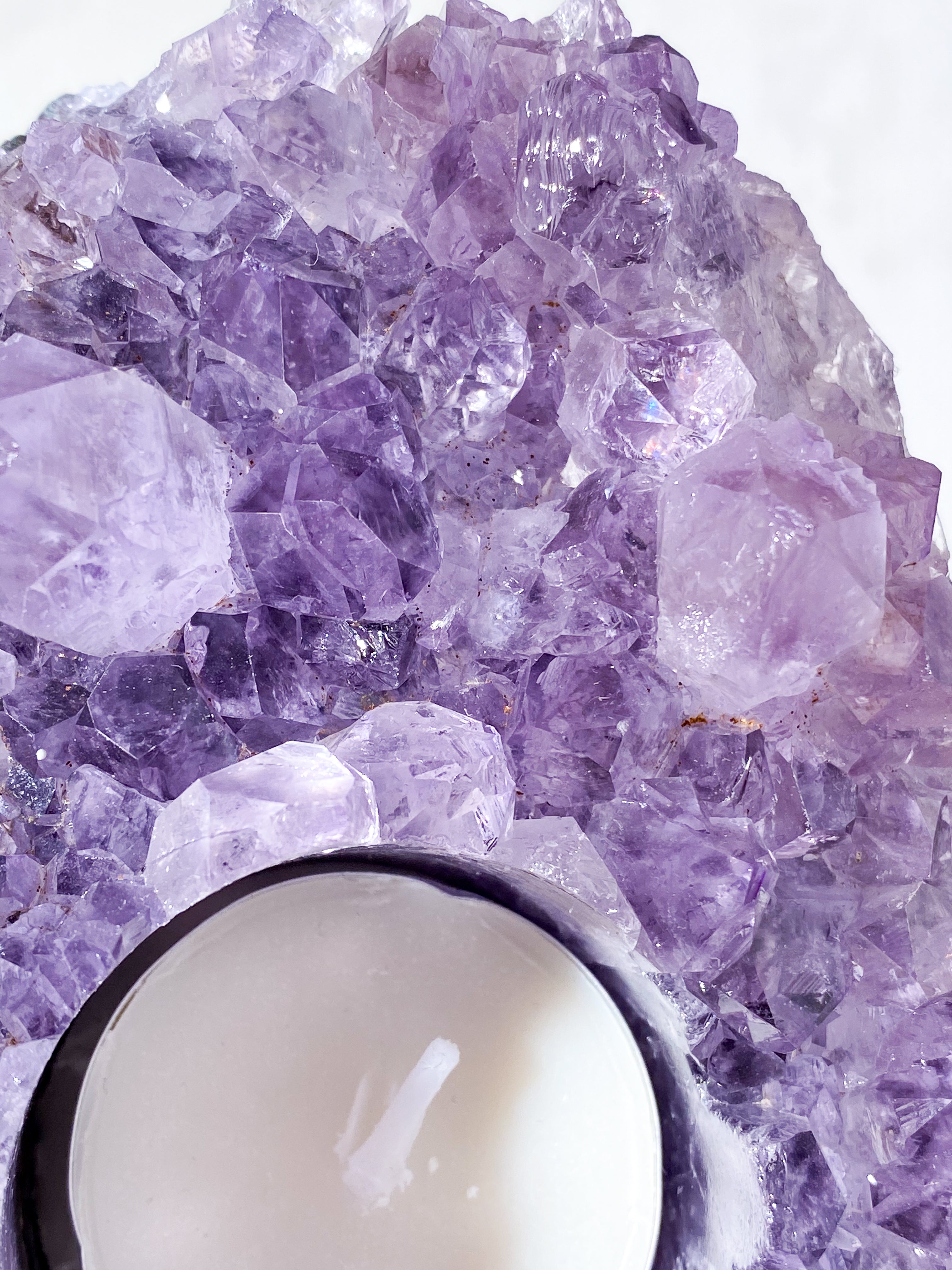 Ametist värmeljushållare (nr 20)