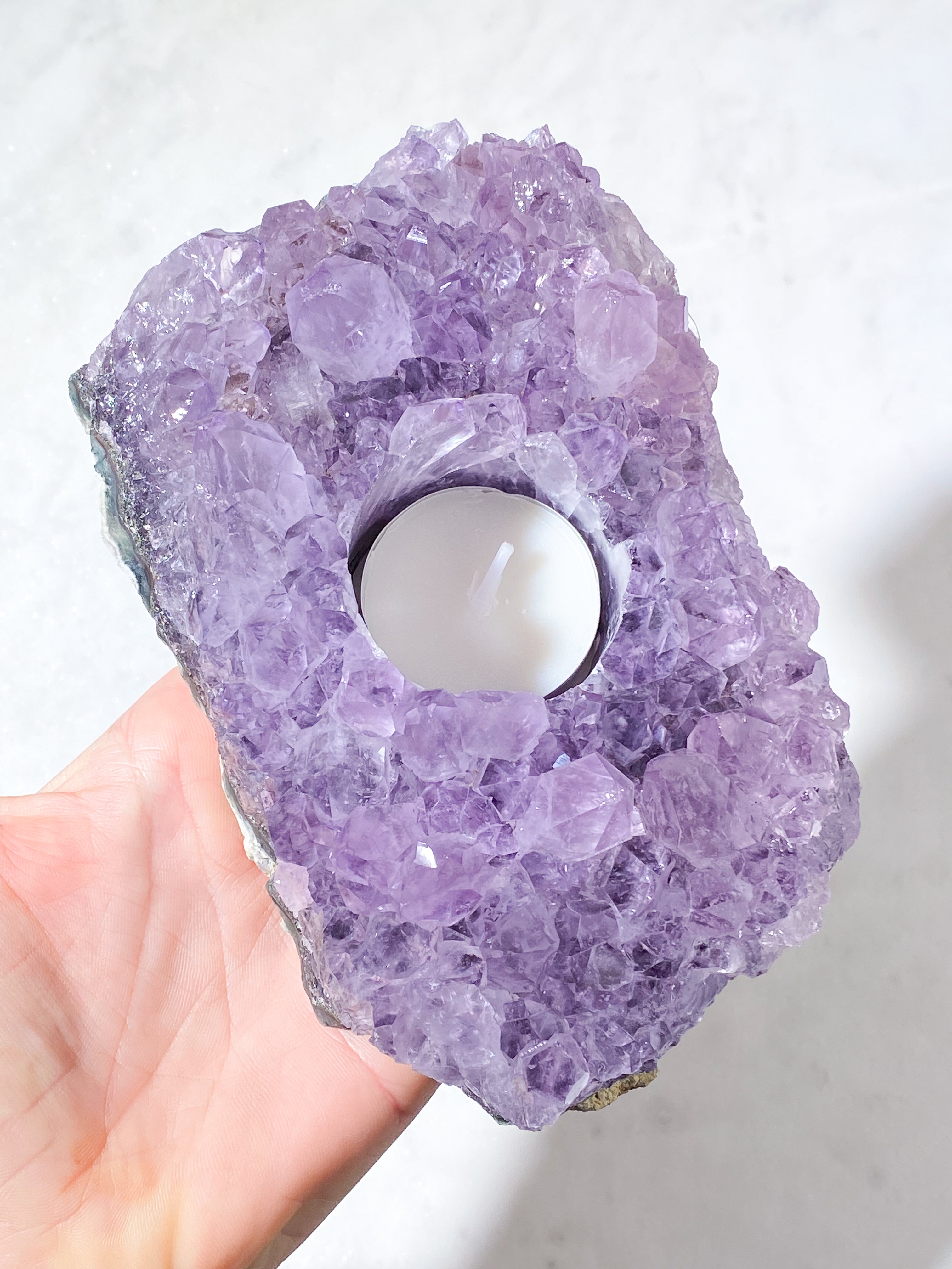 Ametist värmeljushållare (nr 20)