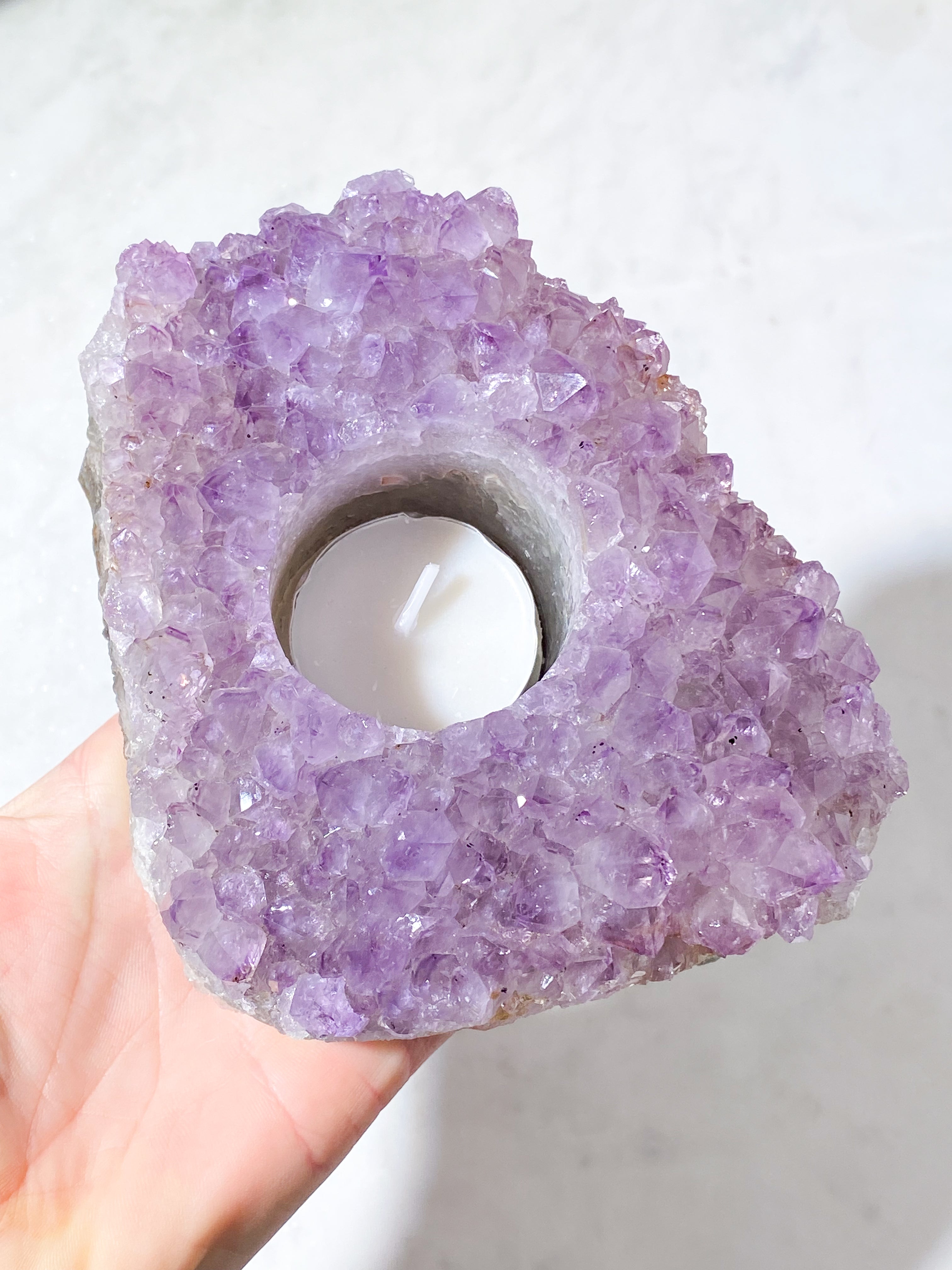 Ametist värmeljushållare (nr 20)