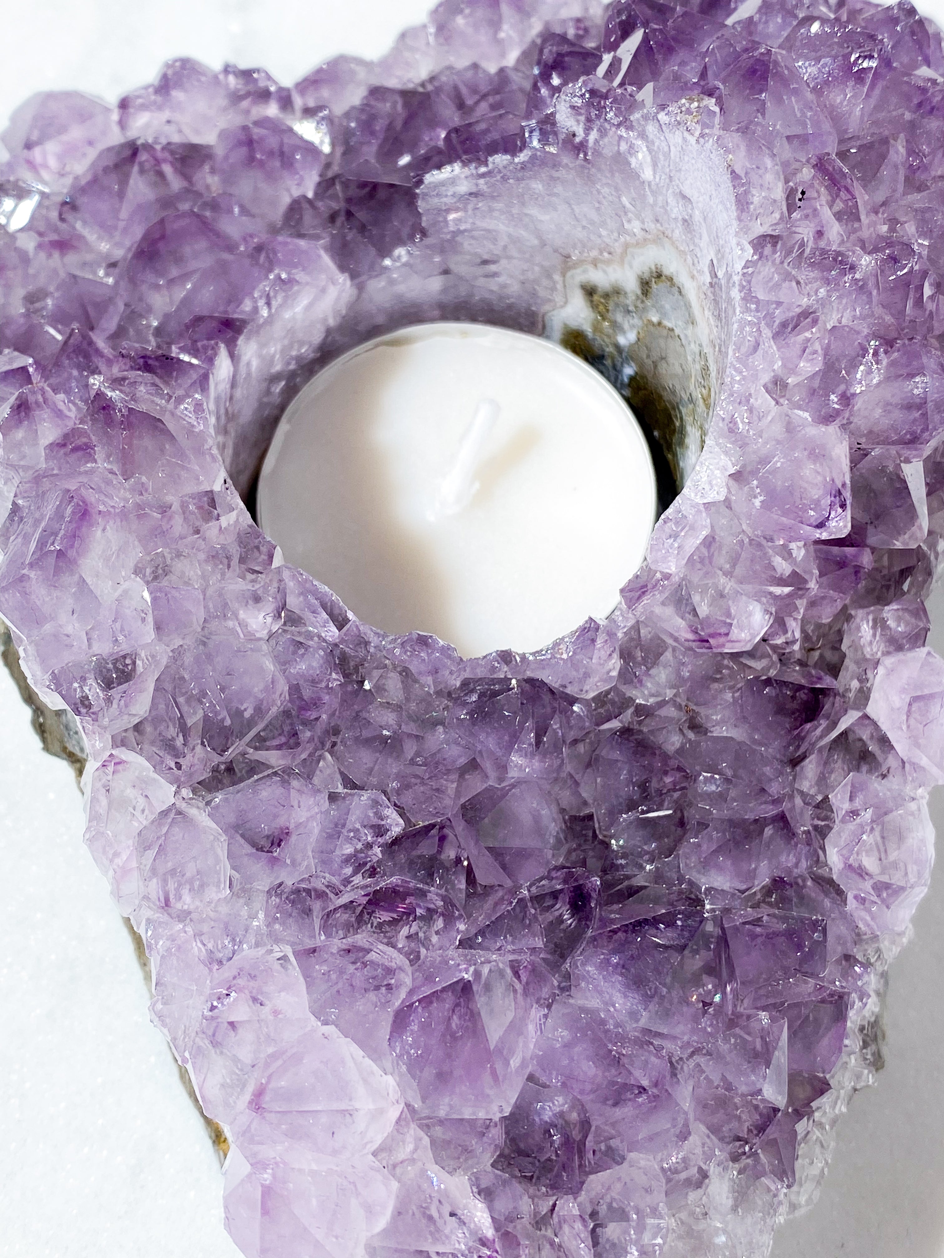 Ametist värmeljushållare (nr 20)