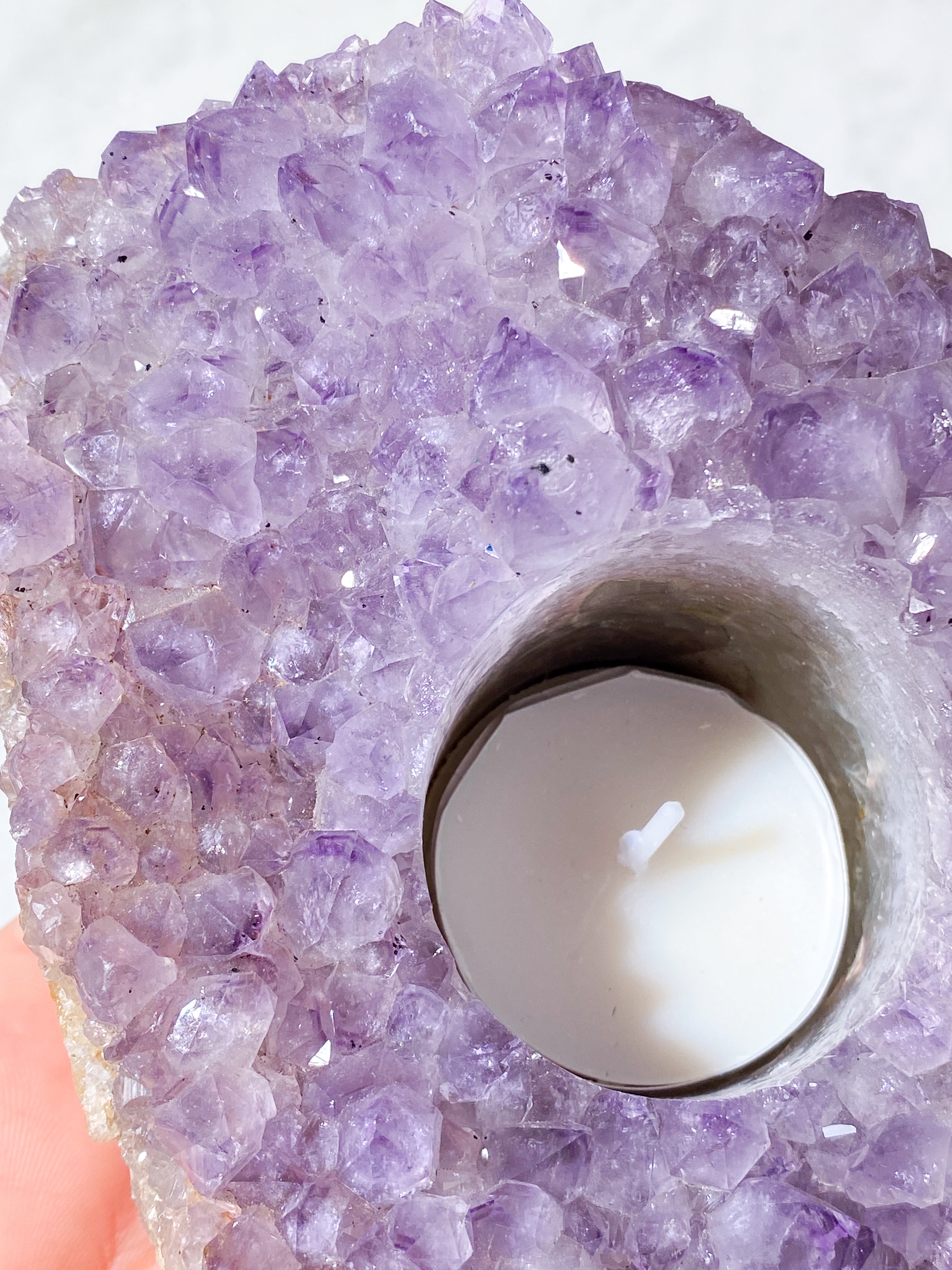 Ametist värmeljushållare (nr 20)