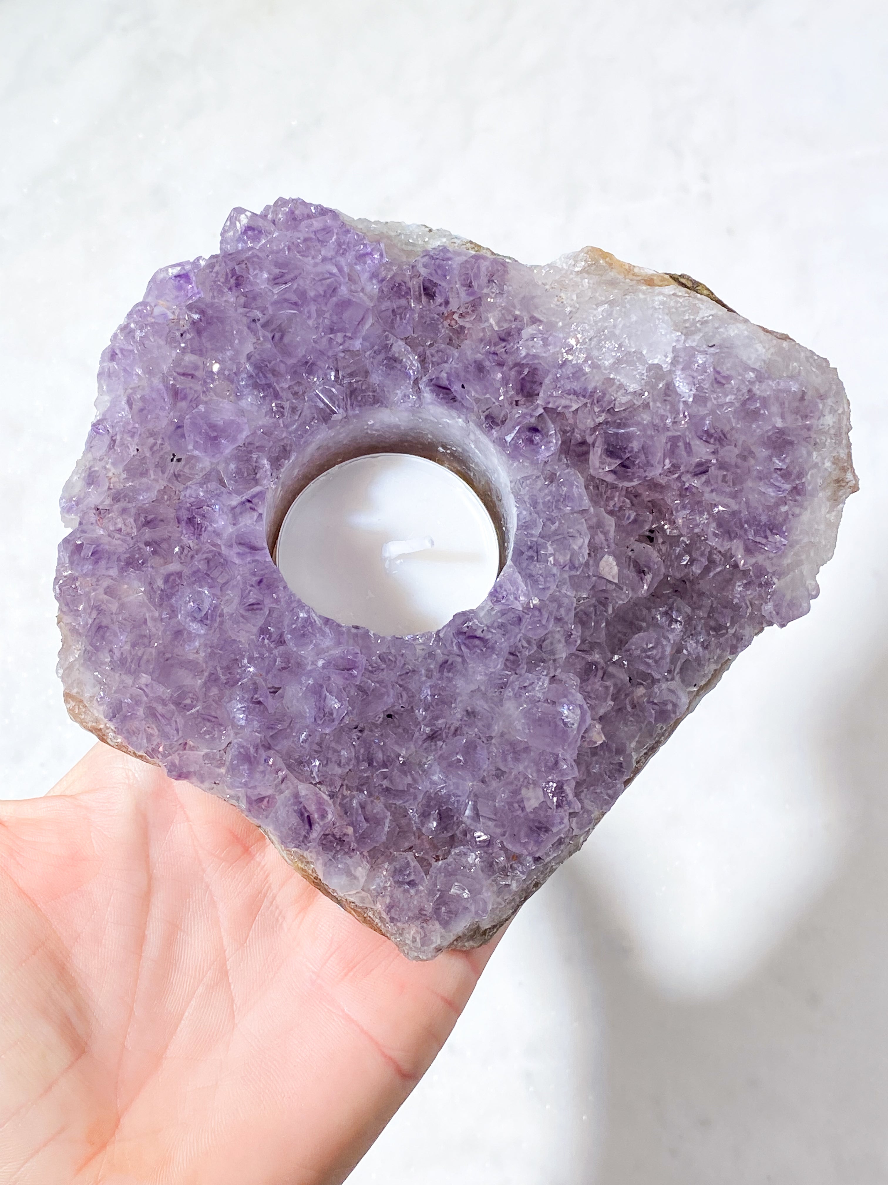 Ametist värmeljushållare (nr 20)