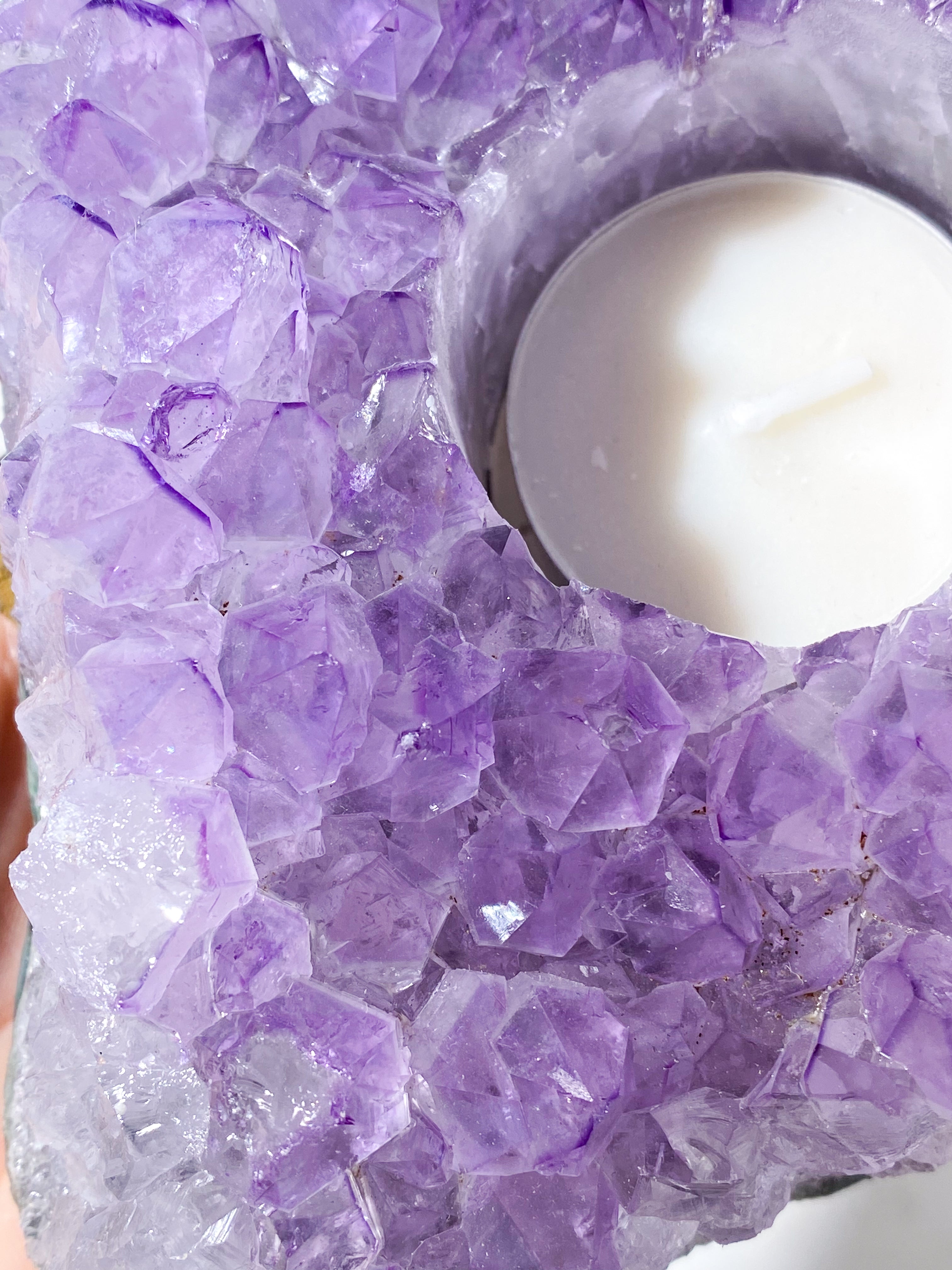 Ametist värmeljushållare (nr 20)