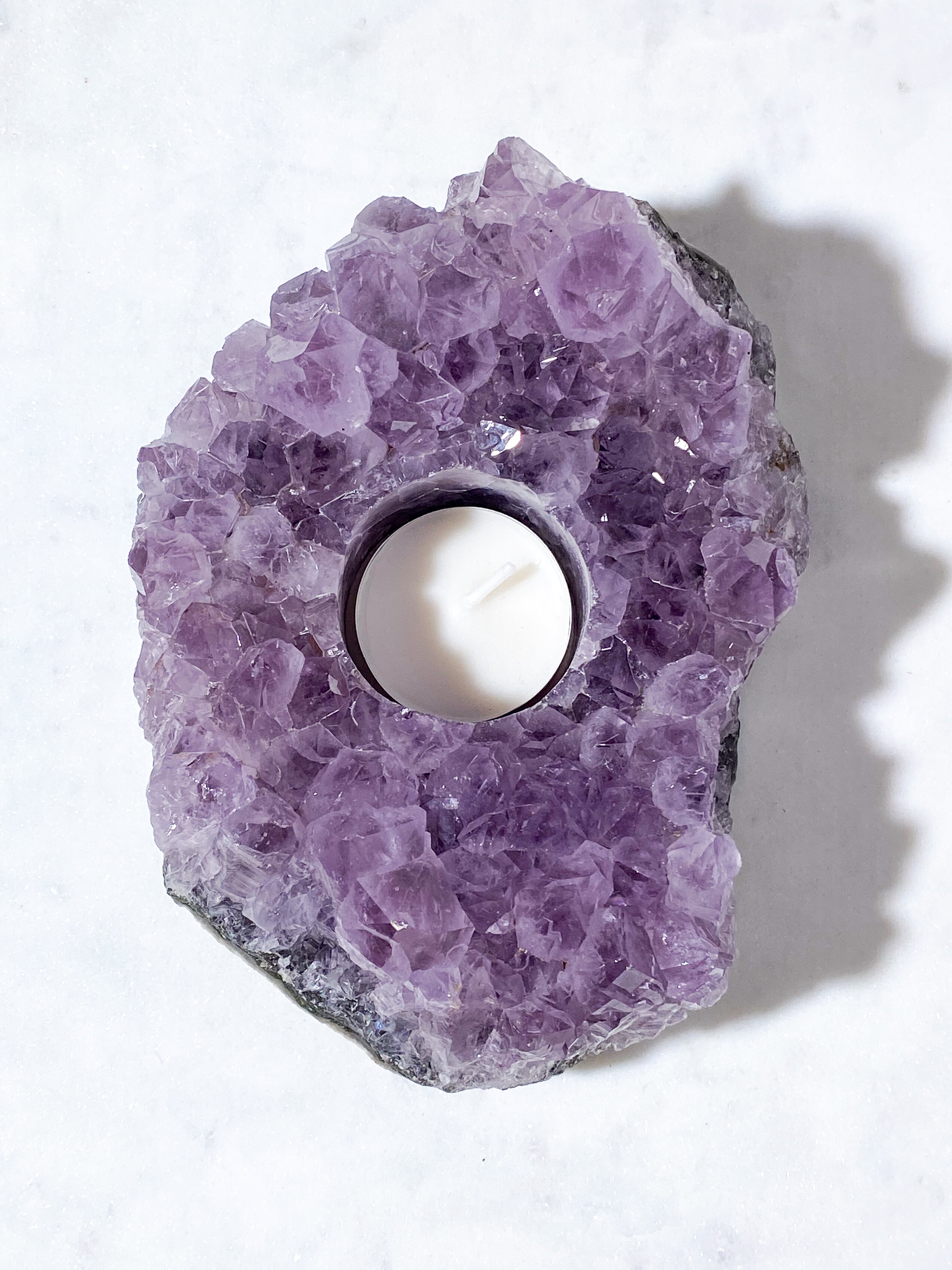 Ametist värmeljushållare (nr 20)