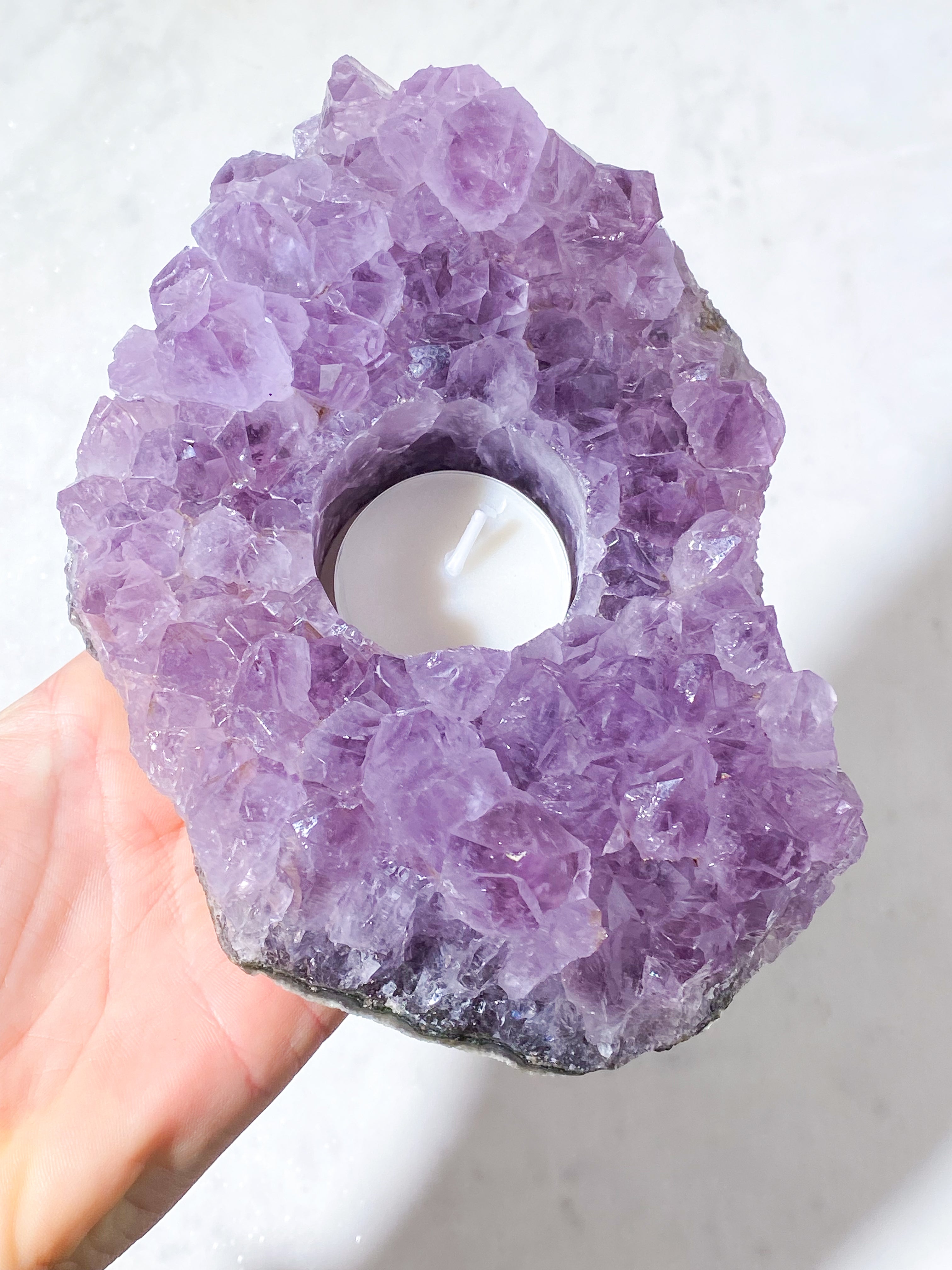 Ametist värmeljushållare (nr 20)