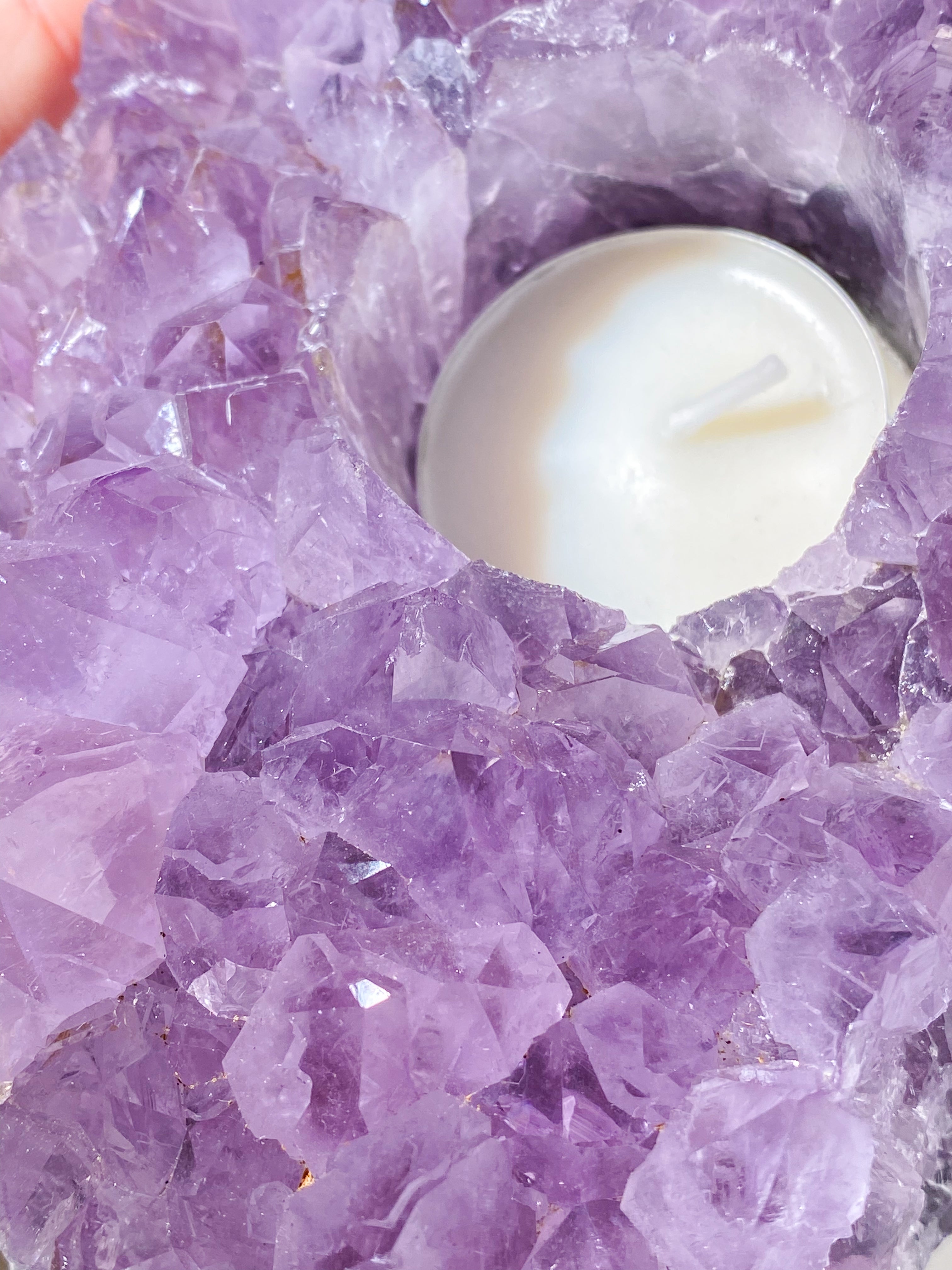 Ametist värmeljushållare (nr 20)