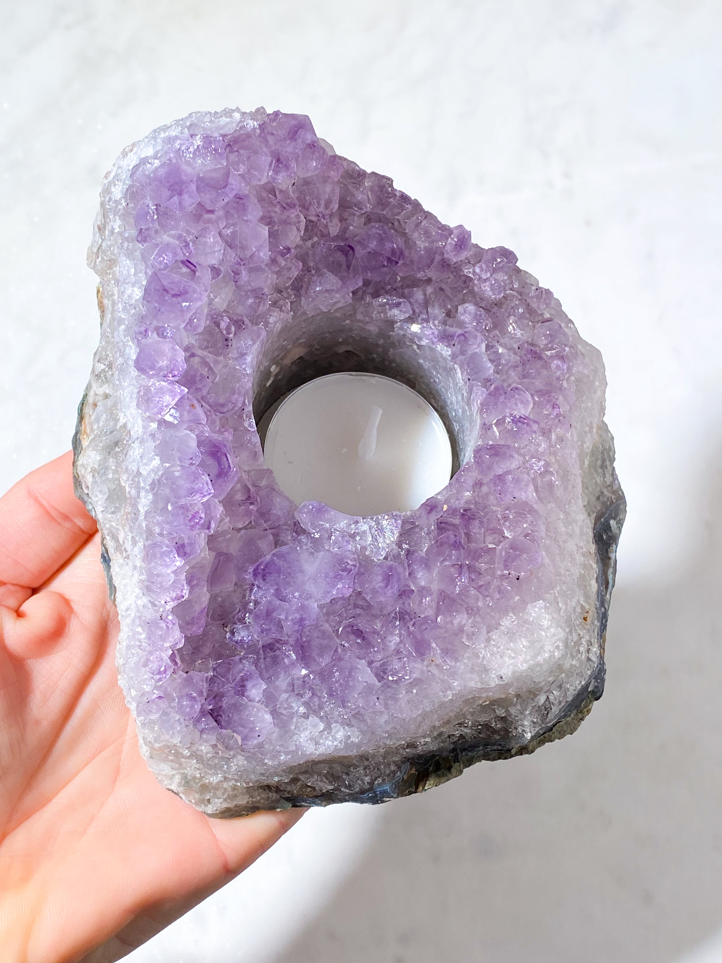 Ametist värmeljushållare (nr 20)