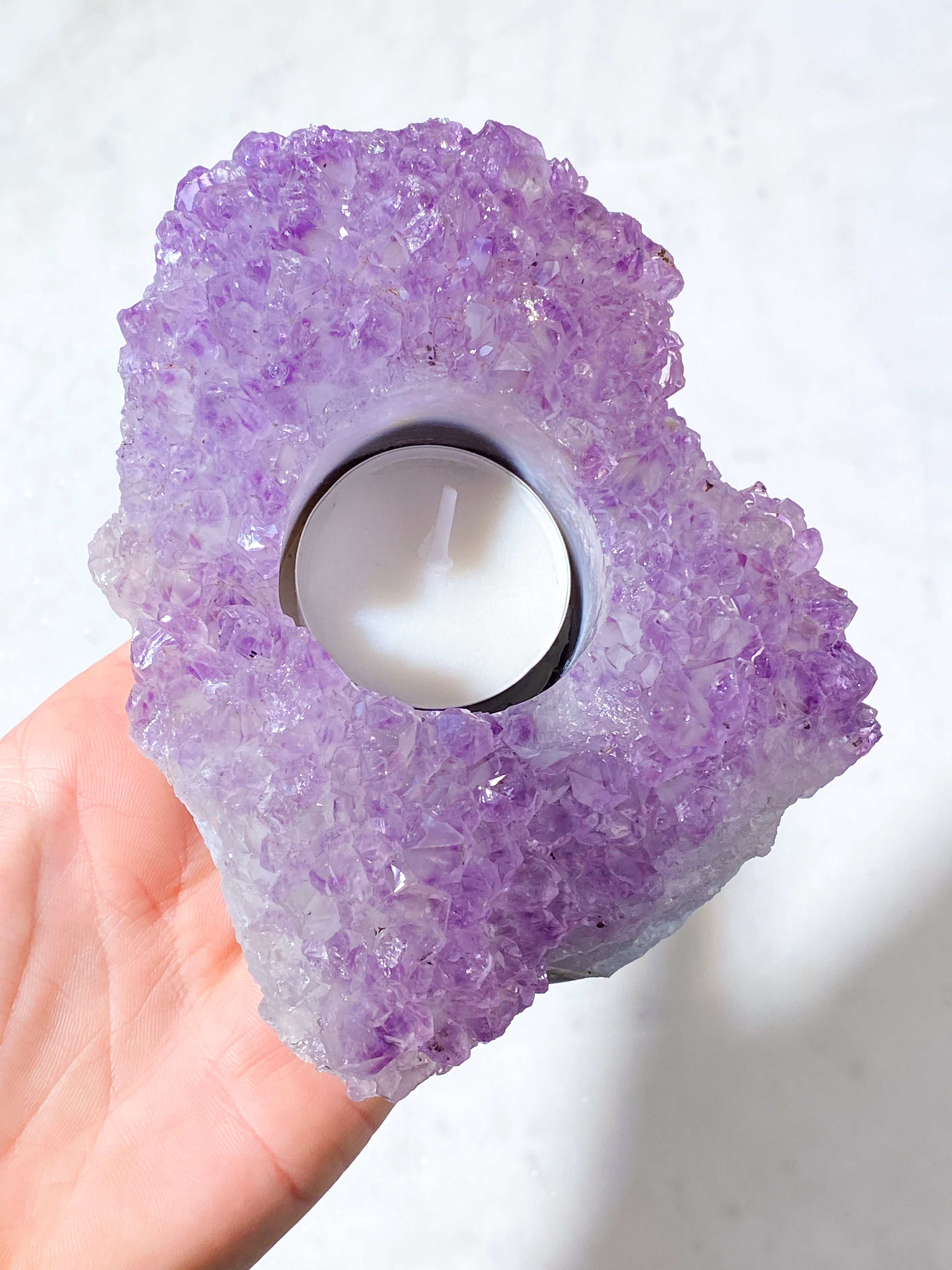 Ametist värmeljushållare (nr 20)