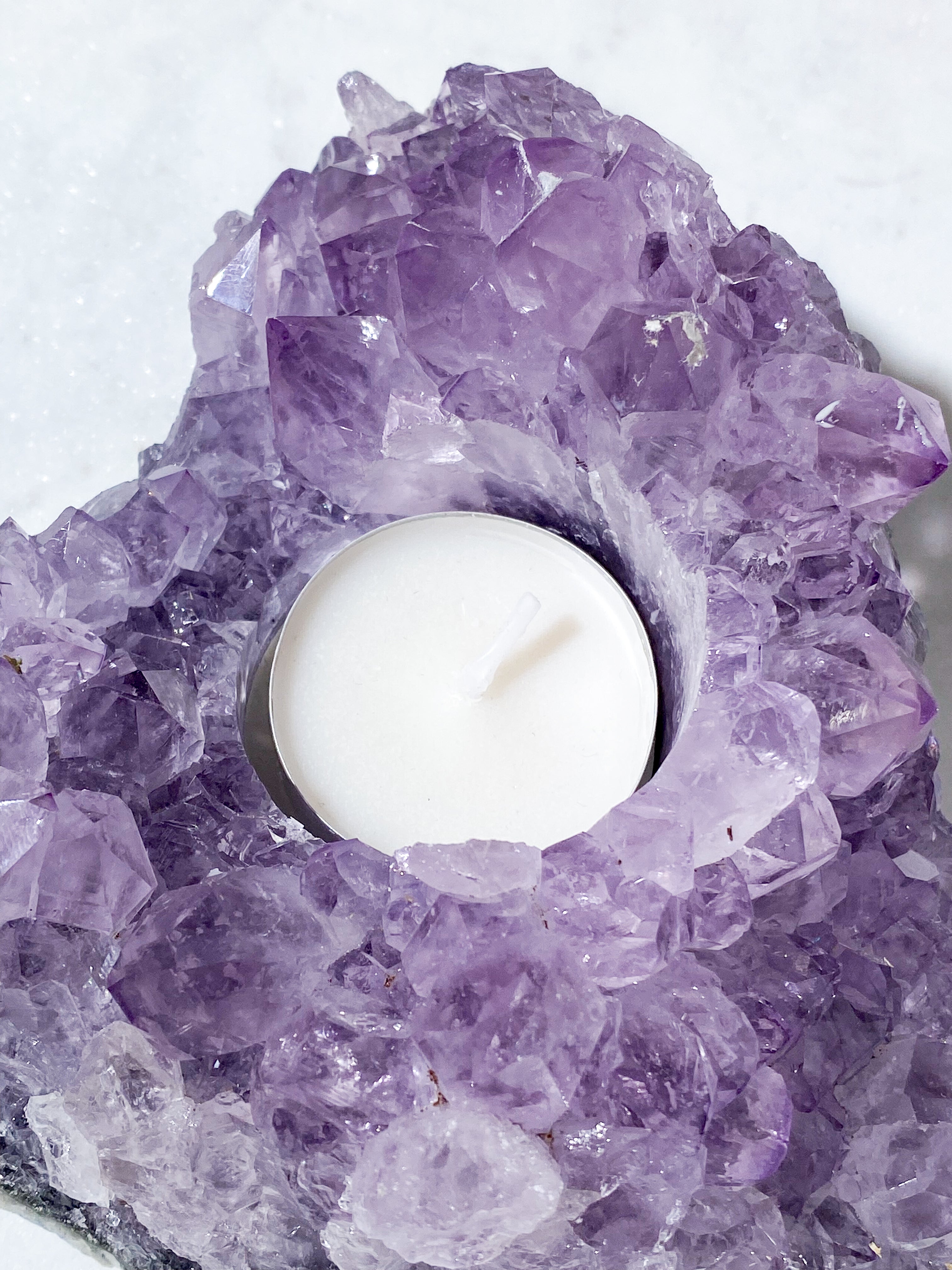 Ametist värmeljushållare (nr 20)