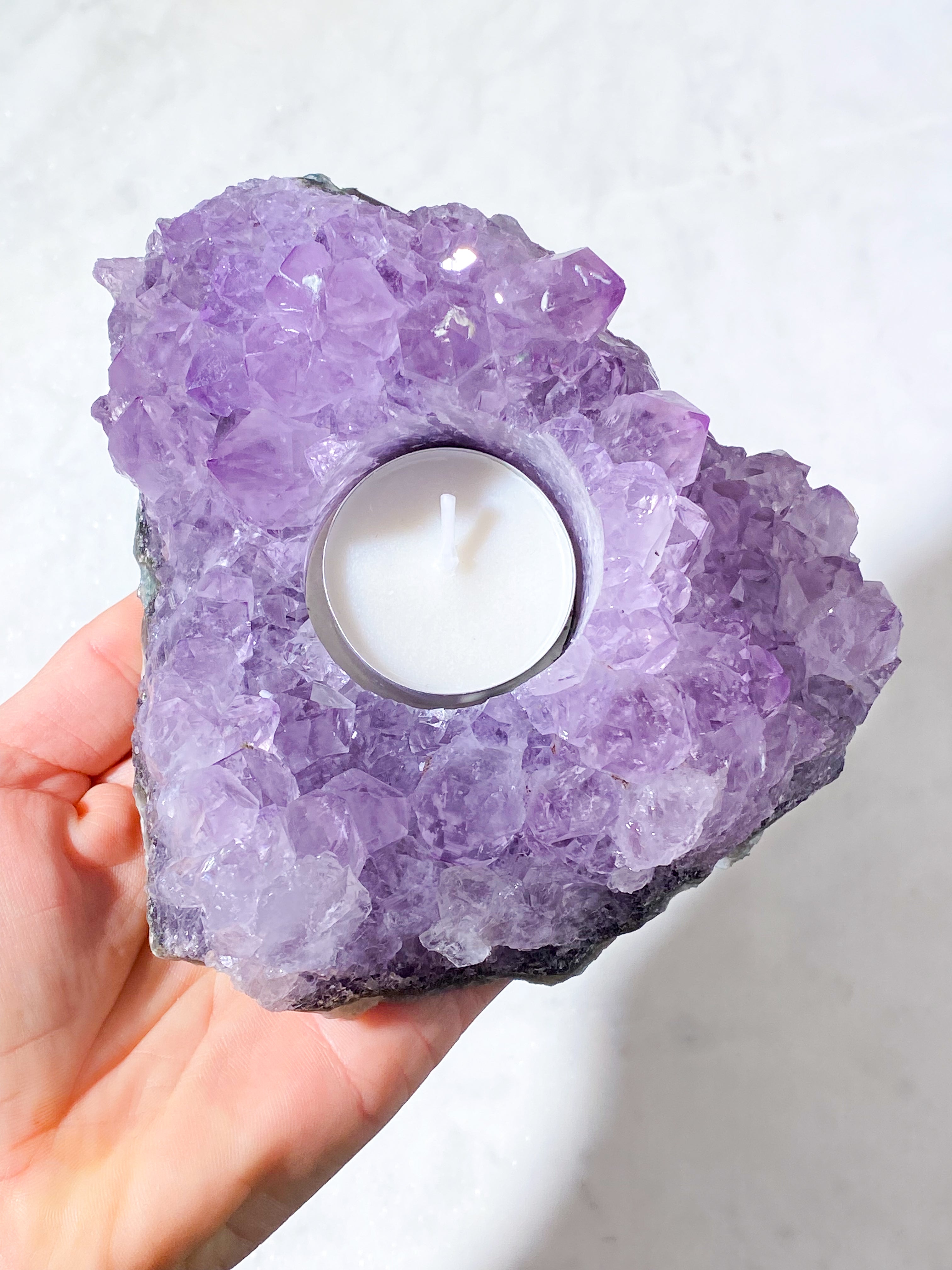 Ametist värmeljushållare (nr 20)