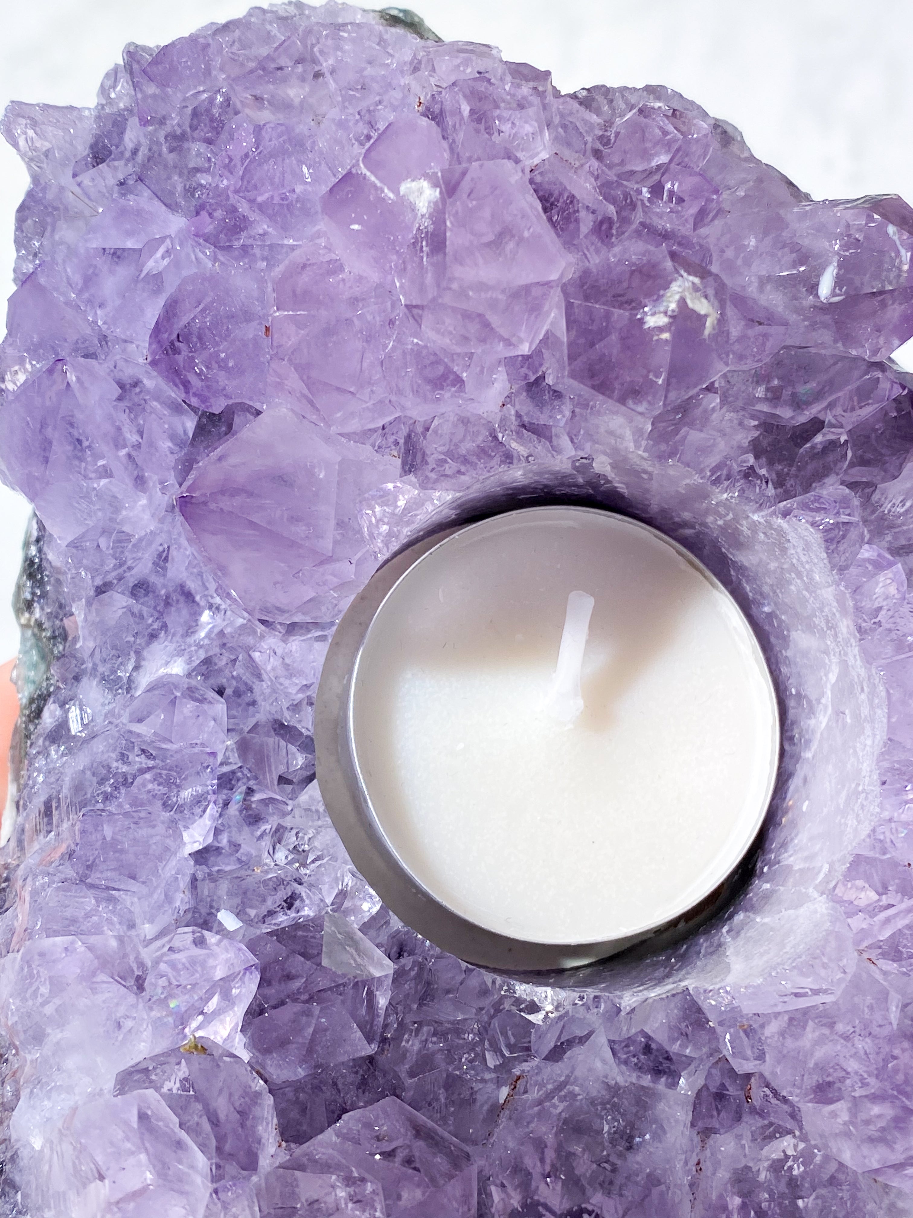 Ametist värmeljushållare (nr 20)