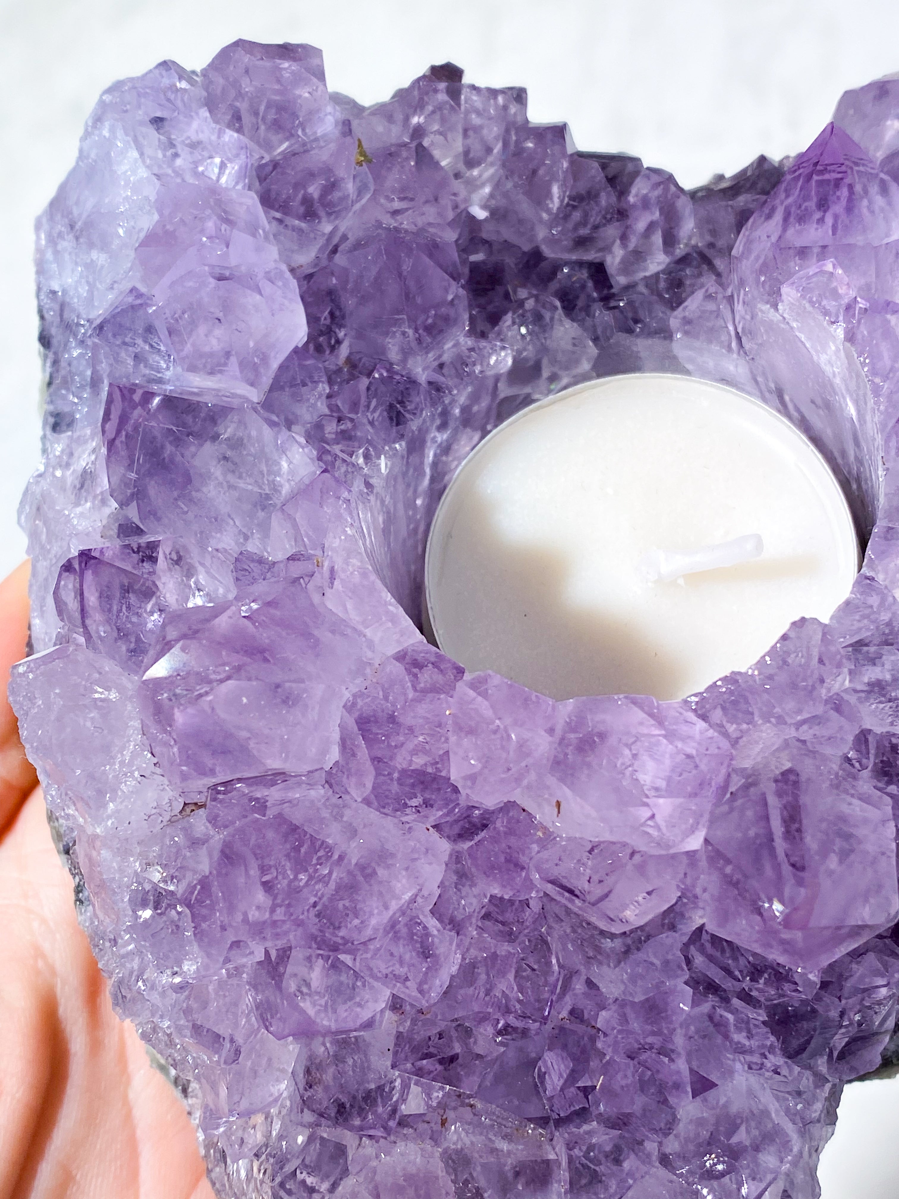 Ametist värmeljushållare (nr 20)