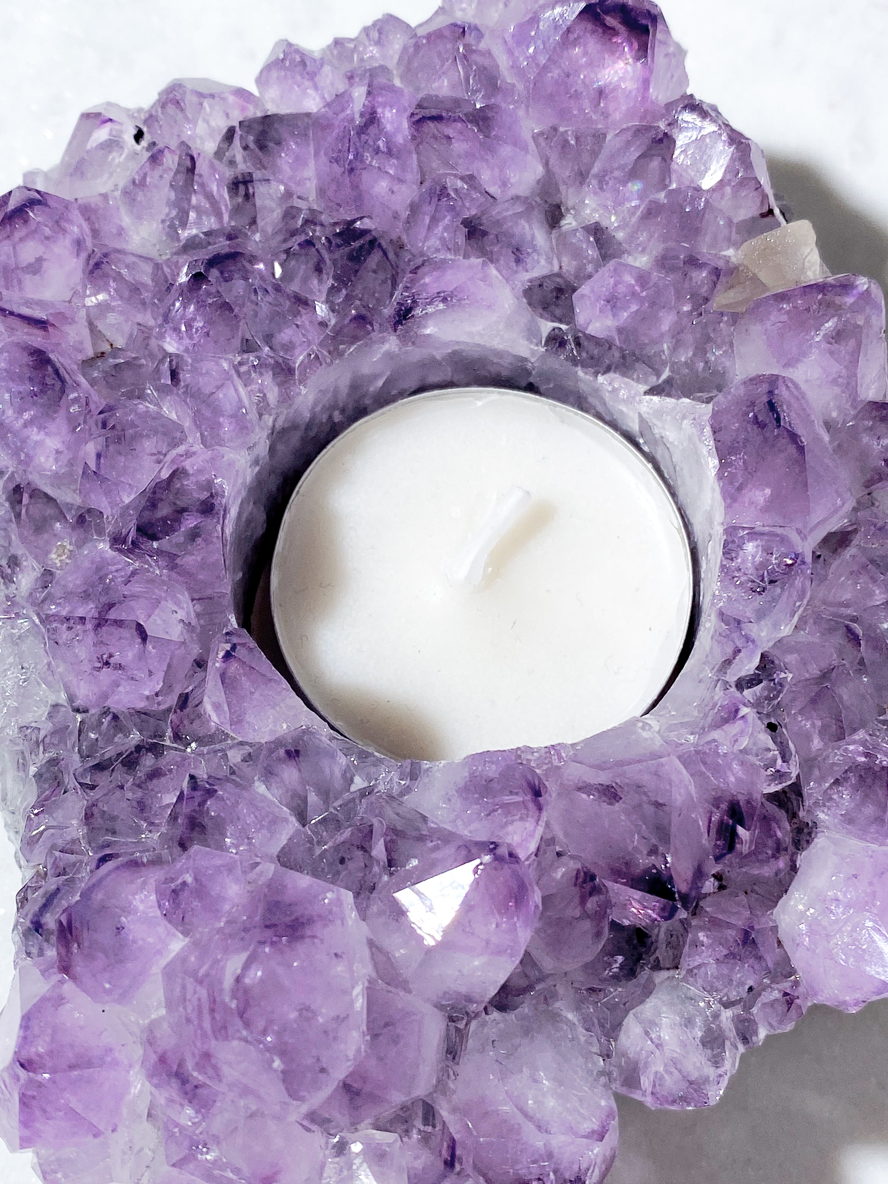 Ametist värmeljushållare (nr 20)