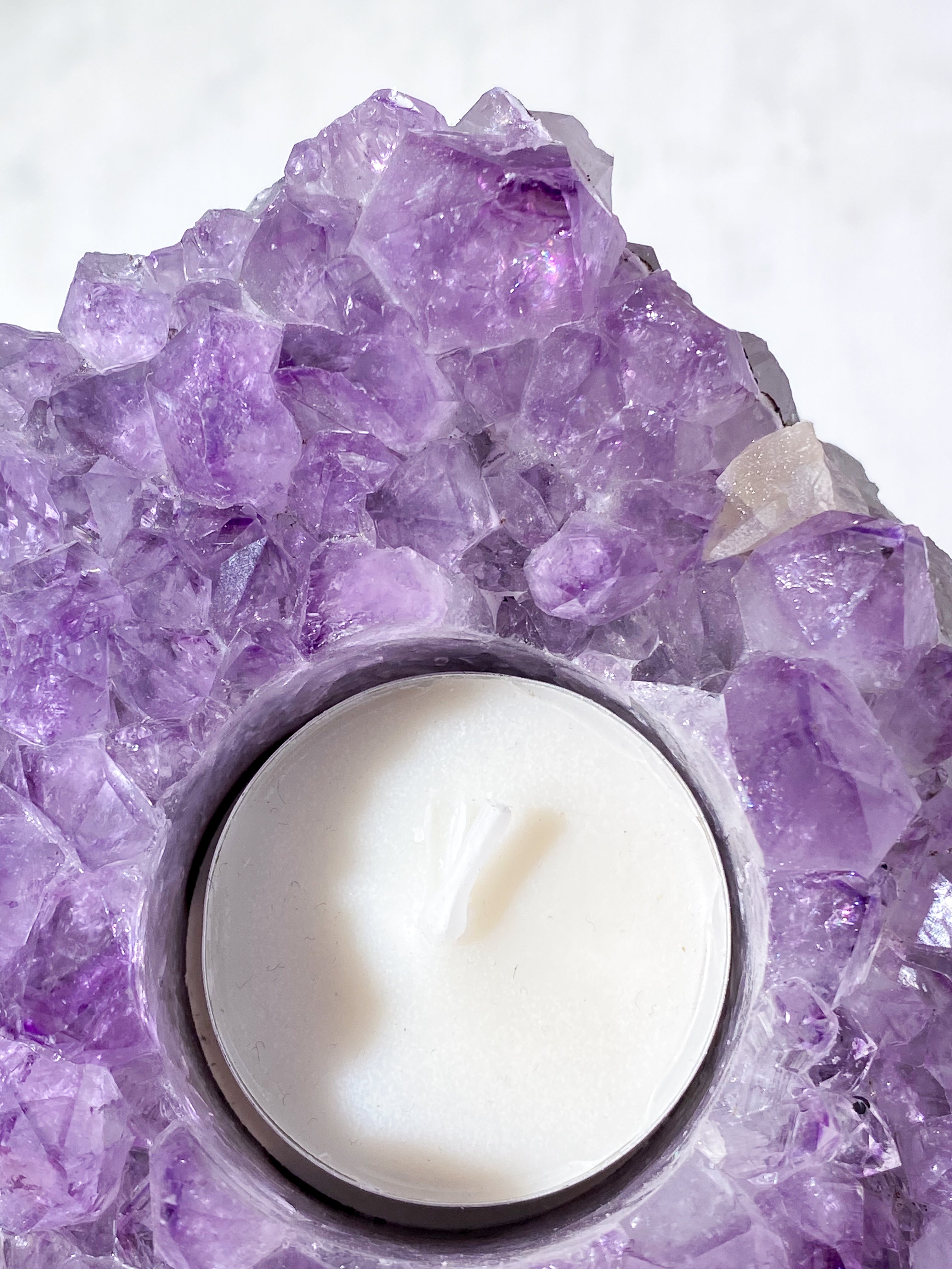 Ametist värmeljushållare (nr 20)