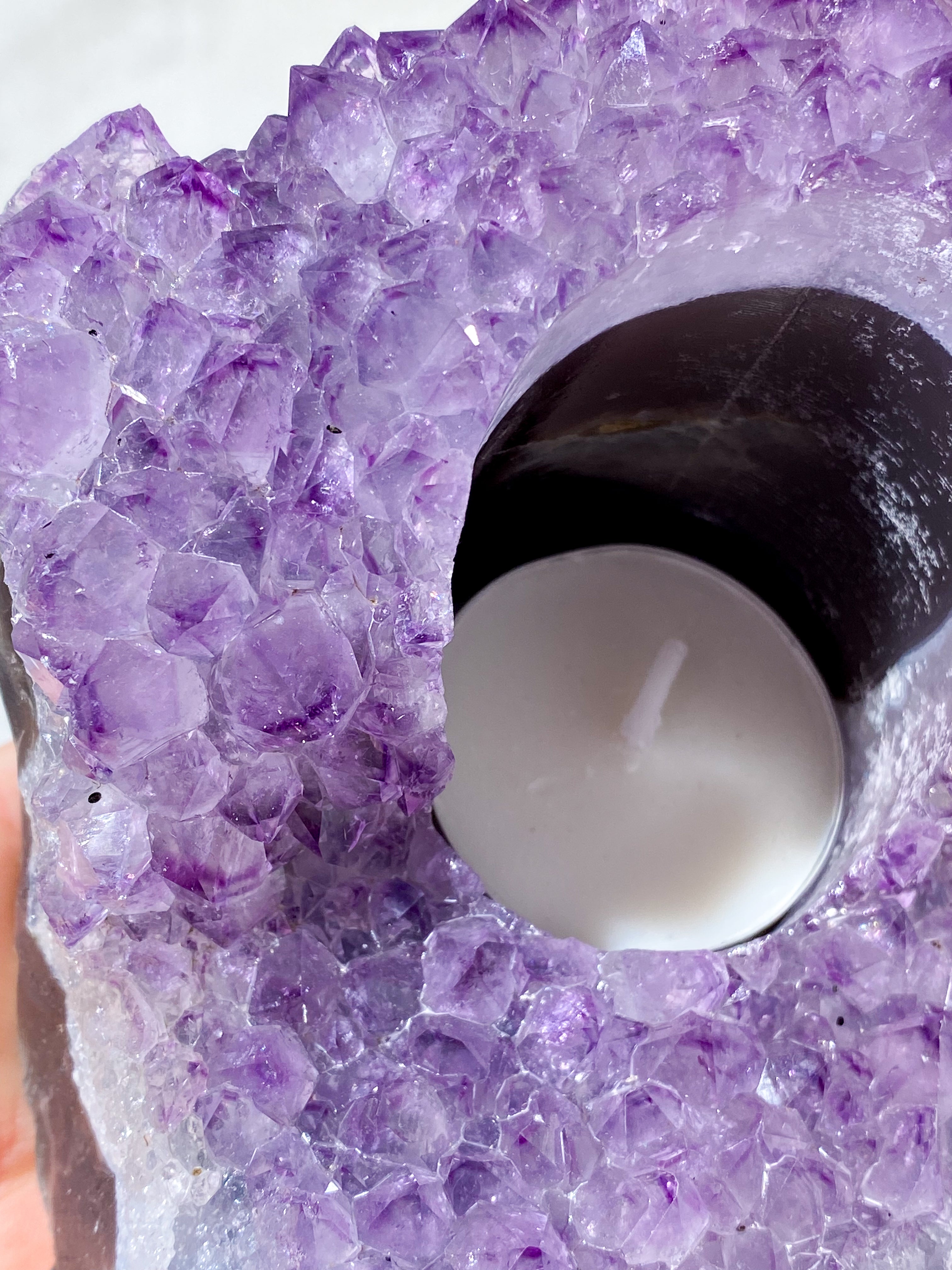 Ametist värmeljushållare (nr 20)