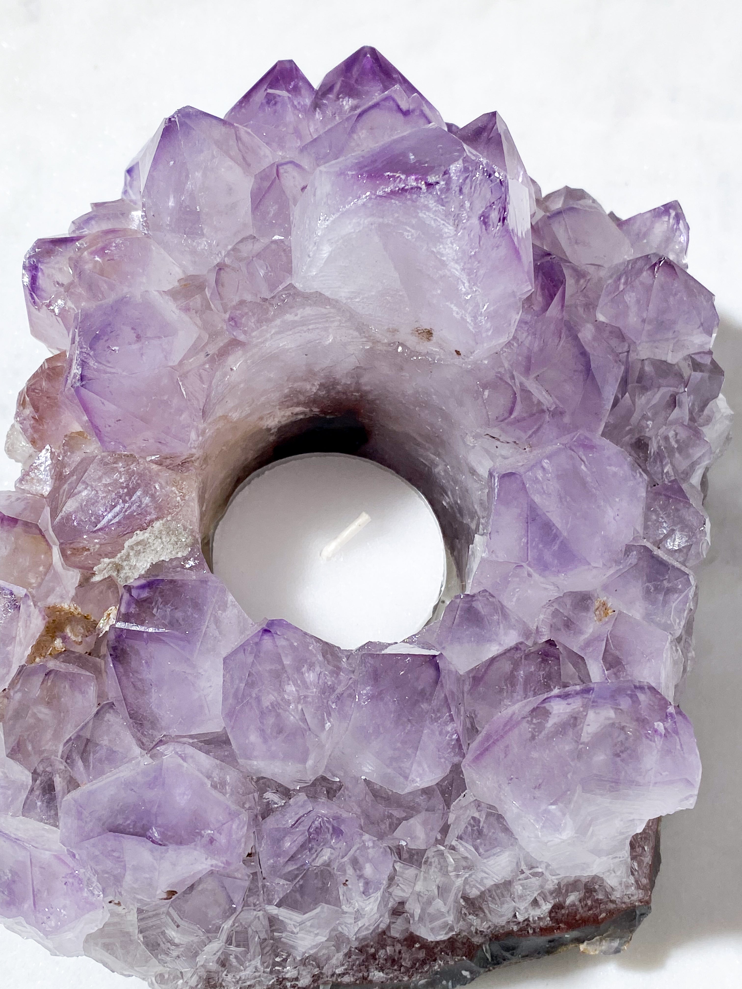 Ametist värmeljushållare (nr 20)