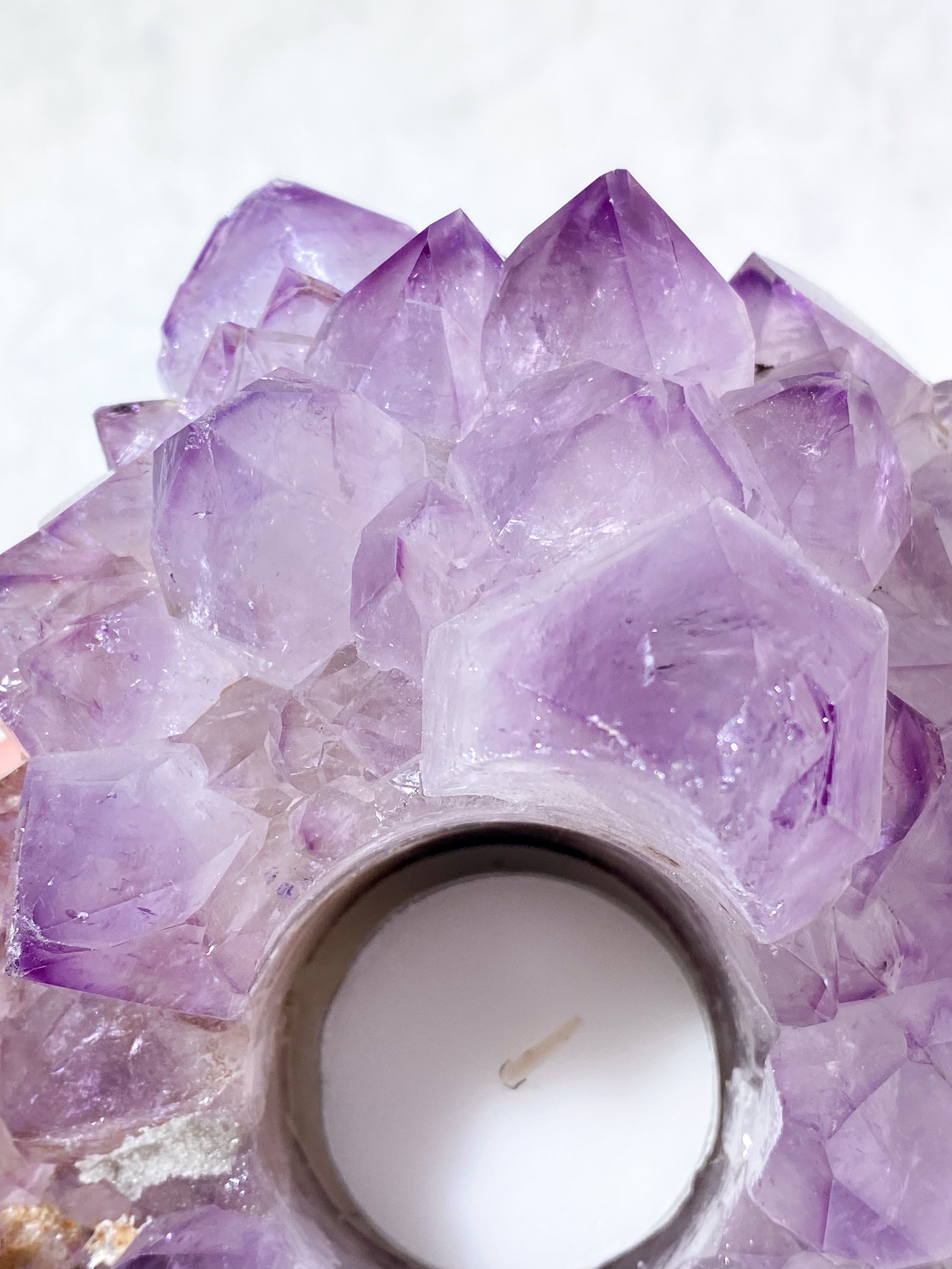 Ametist värmeljushållare (nr 20)