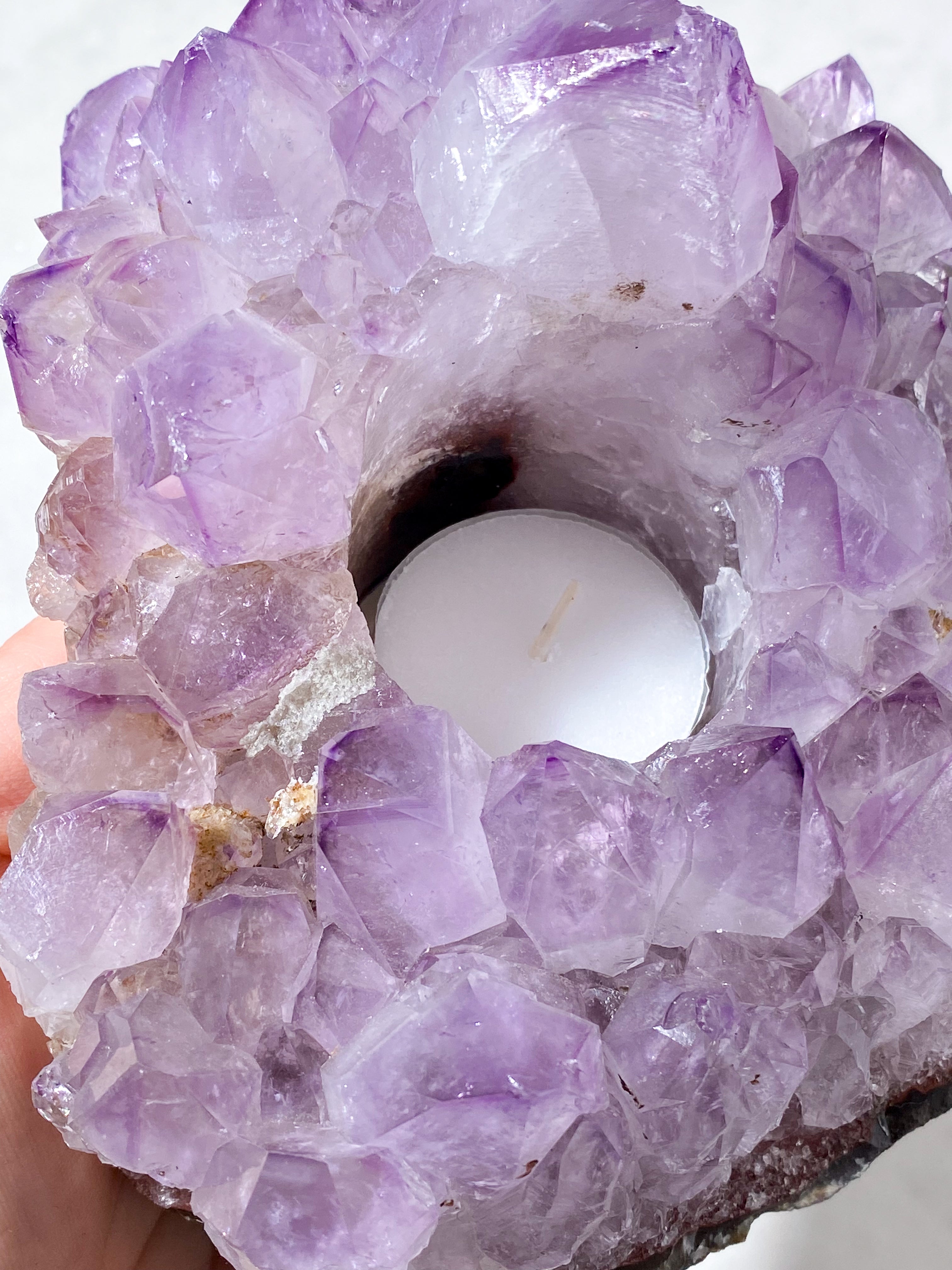 Ametist värmeljushållare (nr 20)