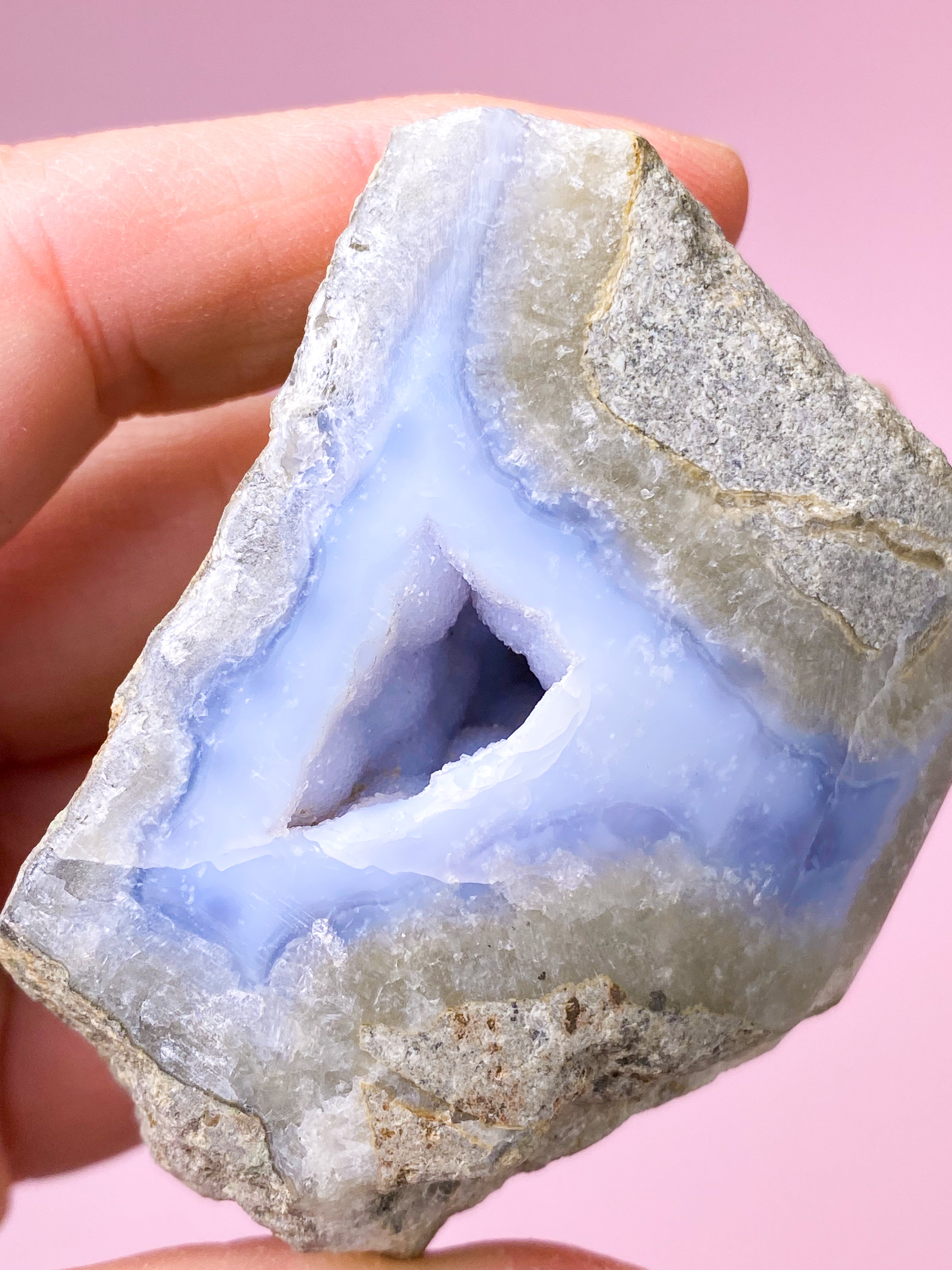 Blonde Agat Poleret Geode (Nr. 6)