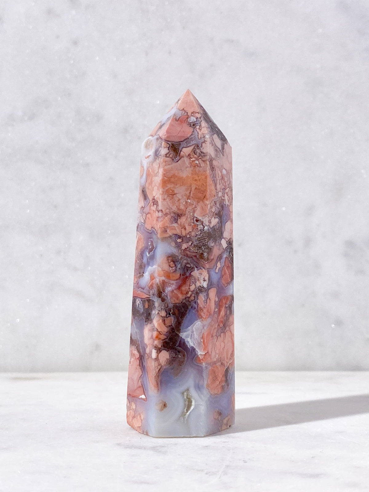 Pink Cotton Candy Agat Torn (Nr. 5)