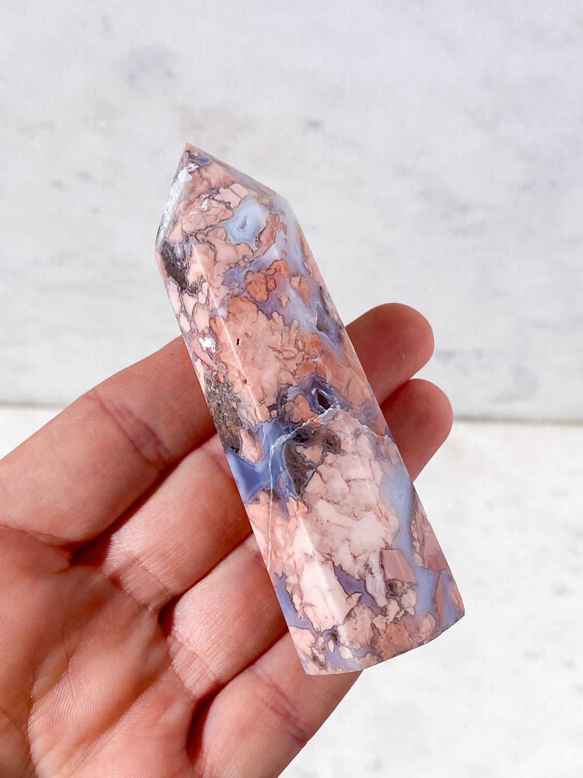 Pink Cotton Candy Agat Torn (Nr. 5)