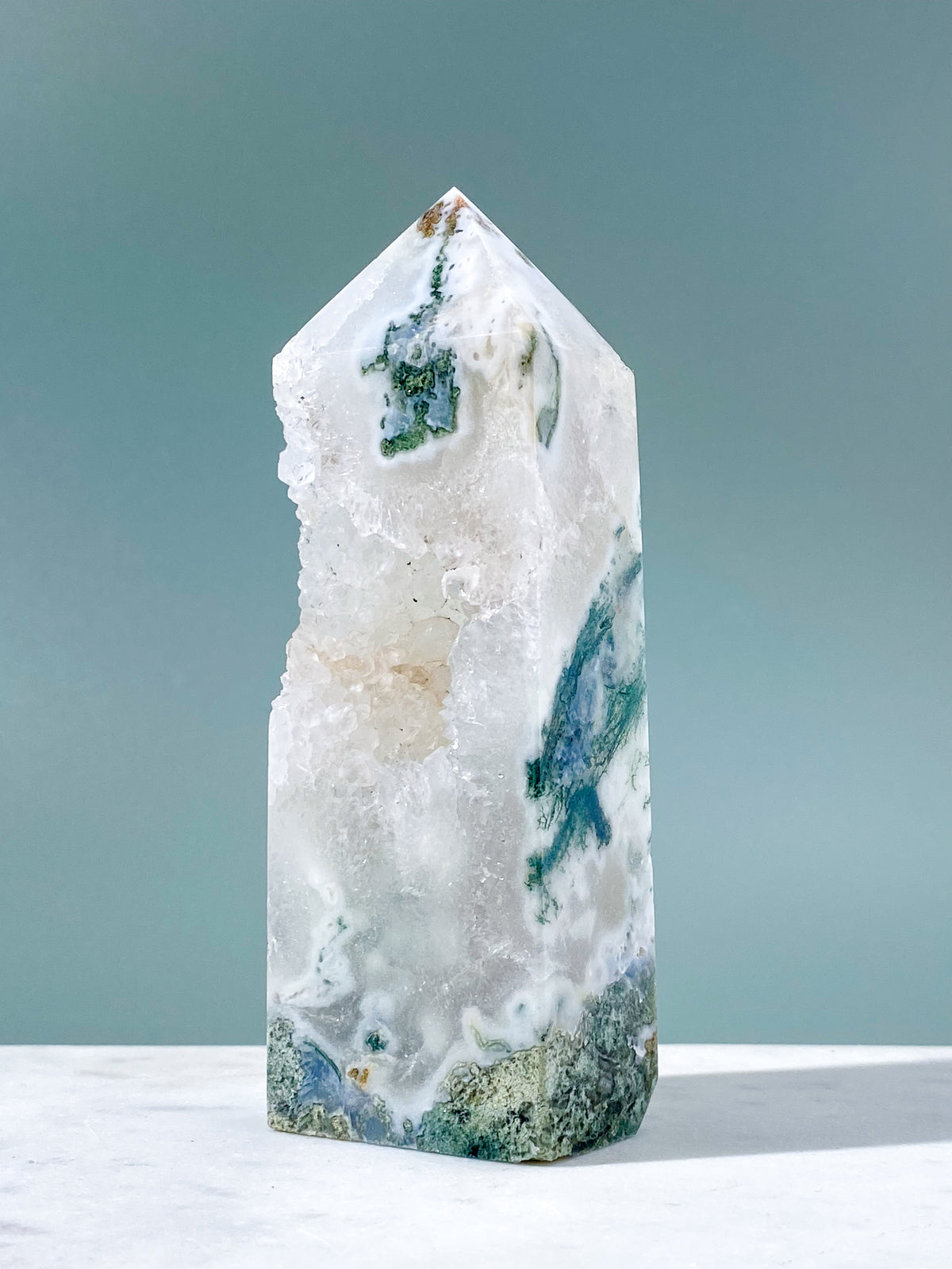 Druzy Moss-agat torn (nr. 7)