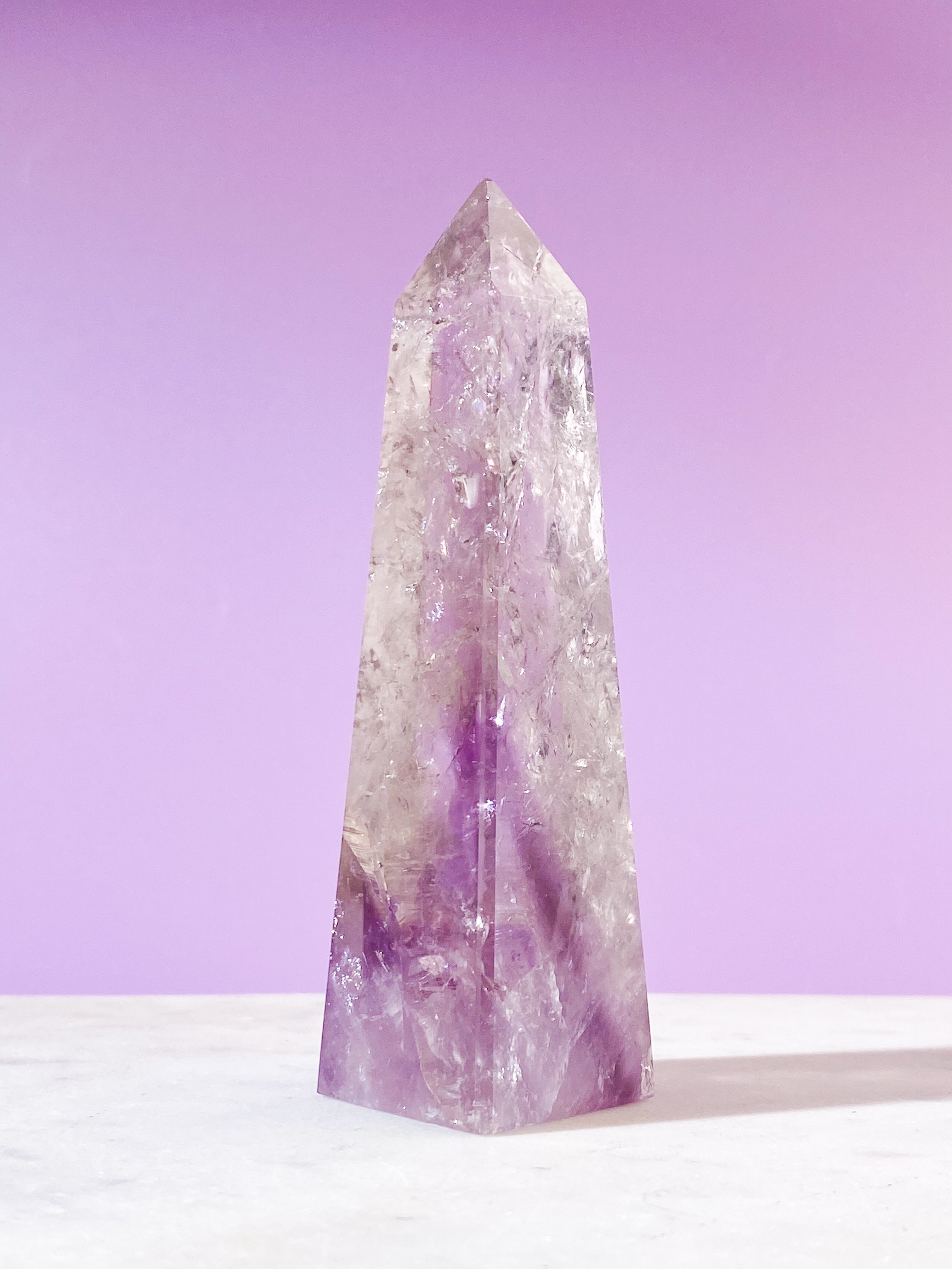 Smoky Phantom Ametist Obelisk (Nr. 23)