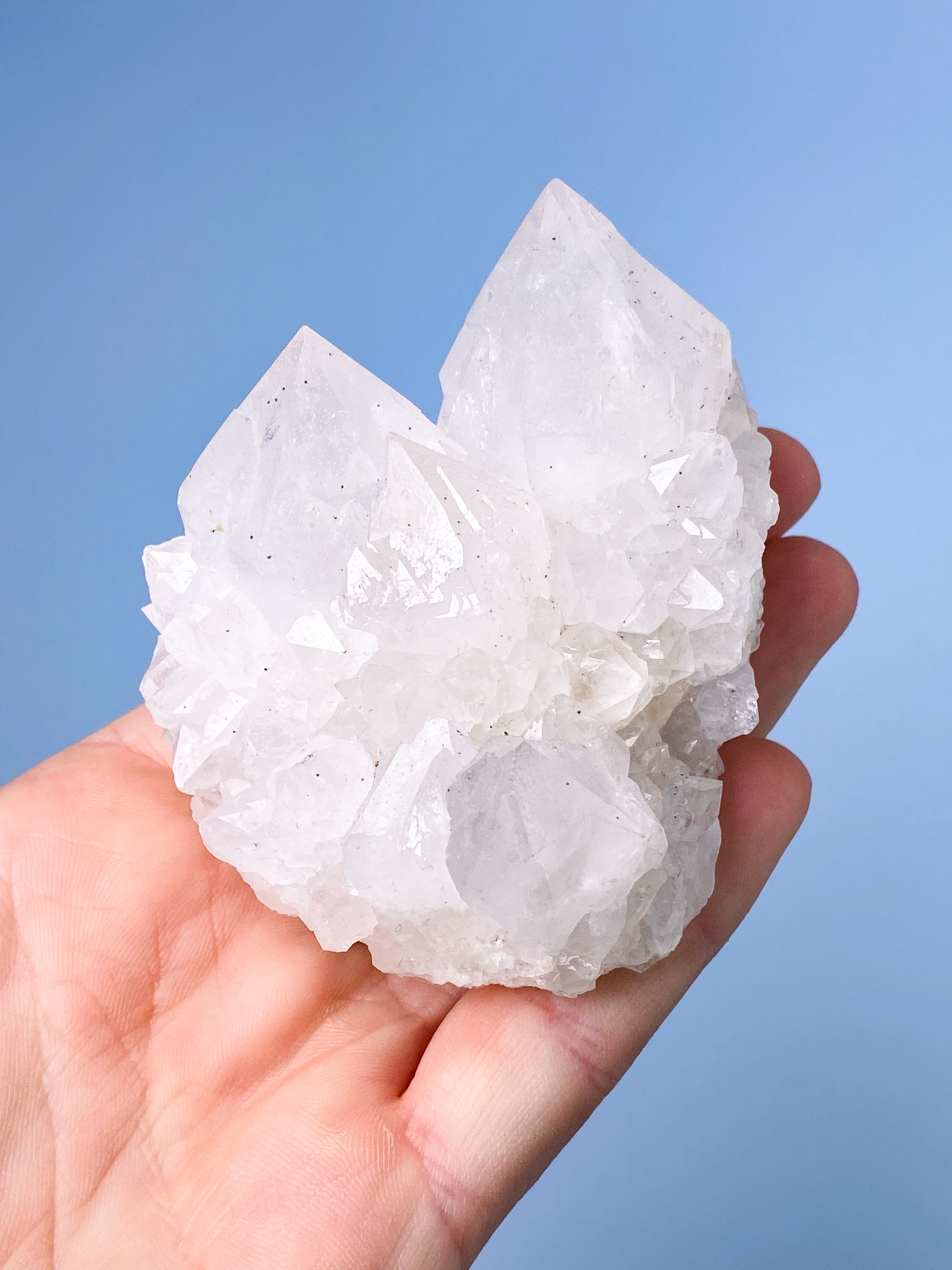 Vit spritkvartskluster (nr 1)