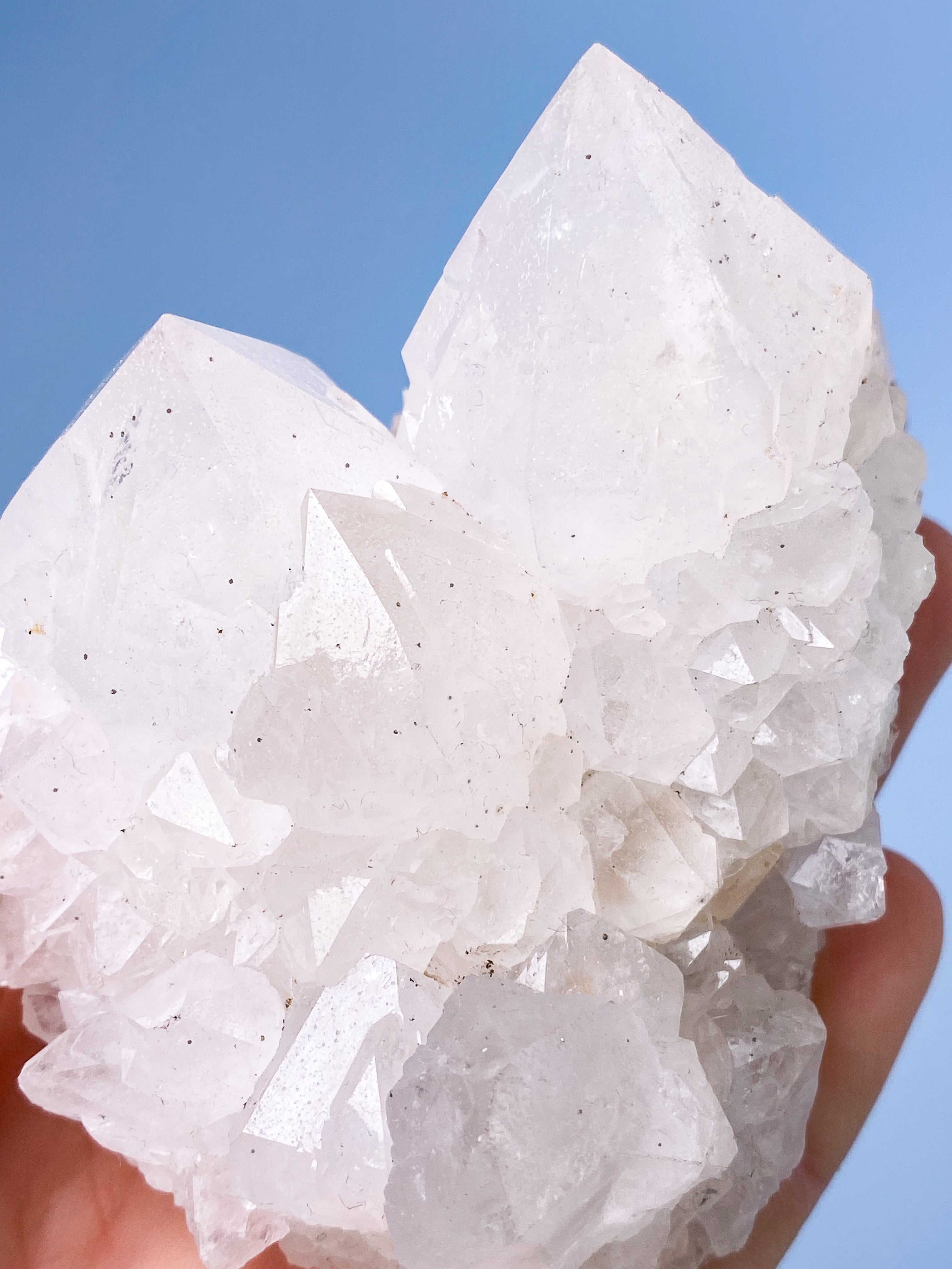 Vit spritkvartskluster (nr 1)