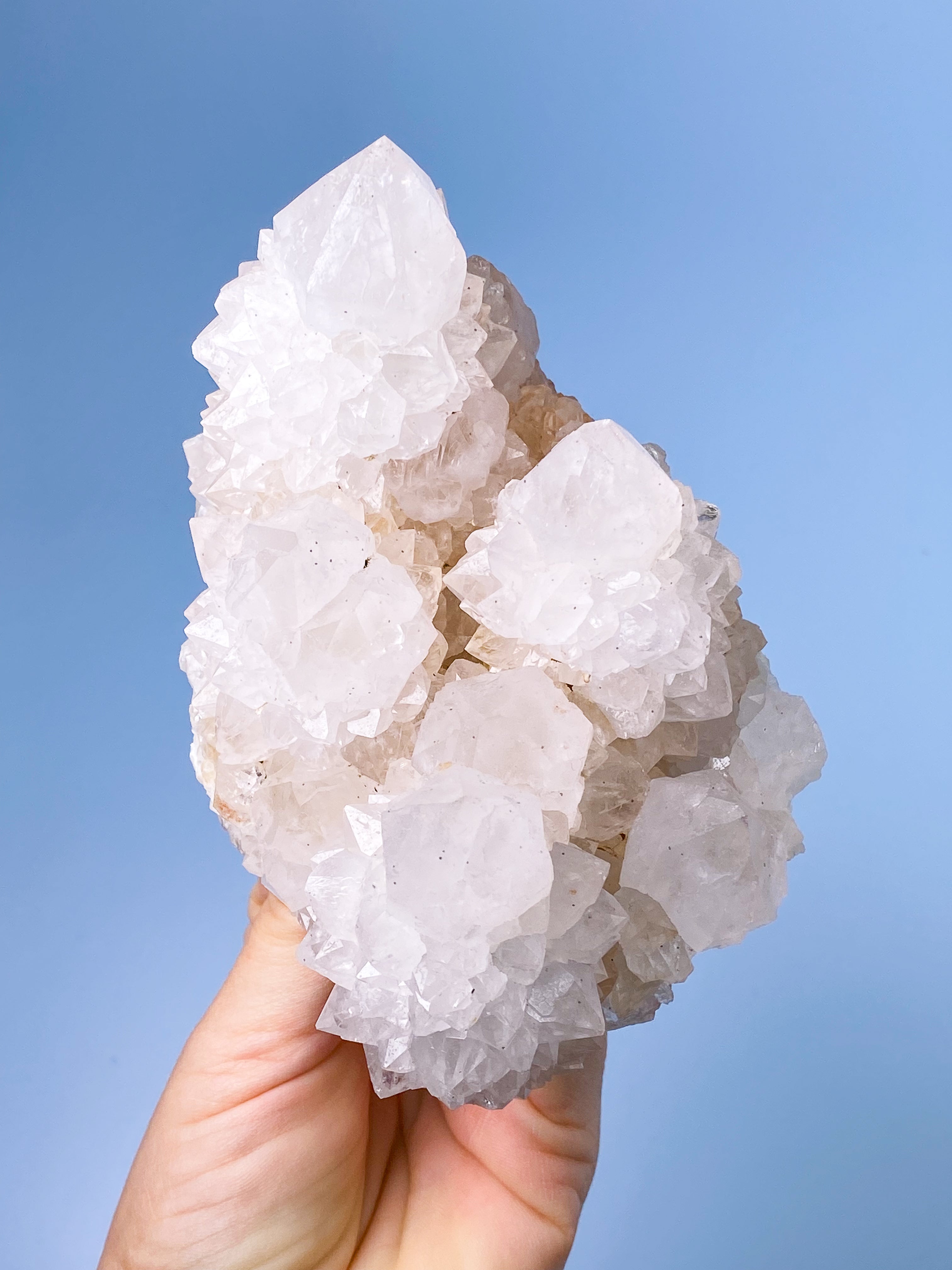 Vit spritkvartskluster (nr 1)