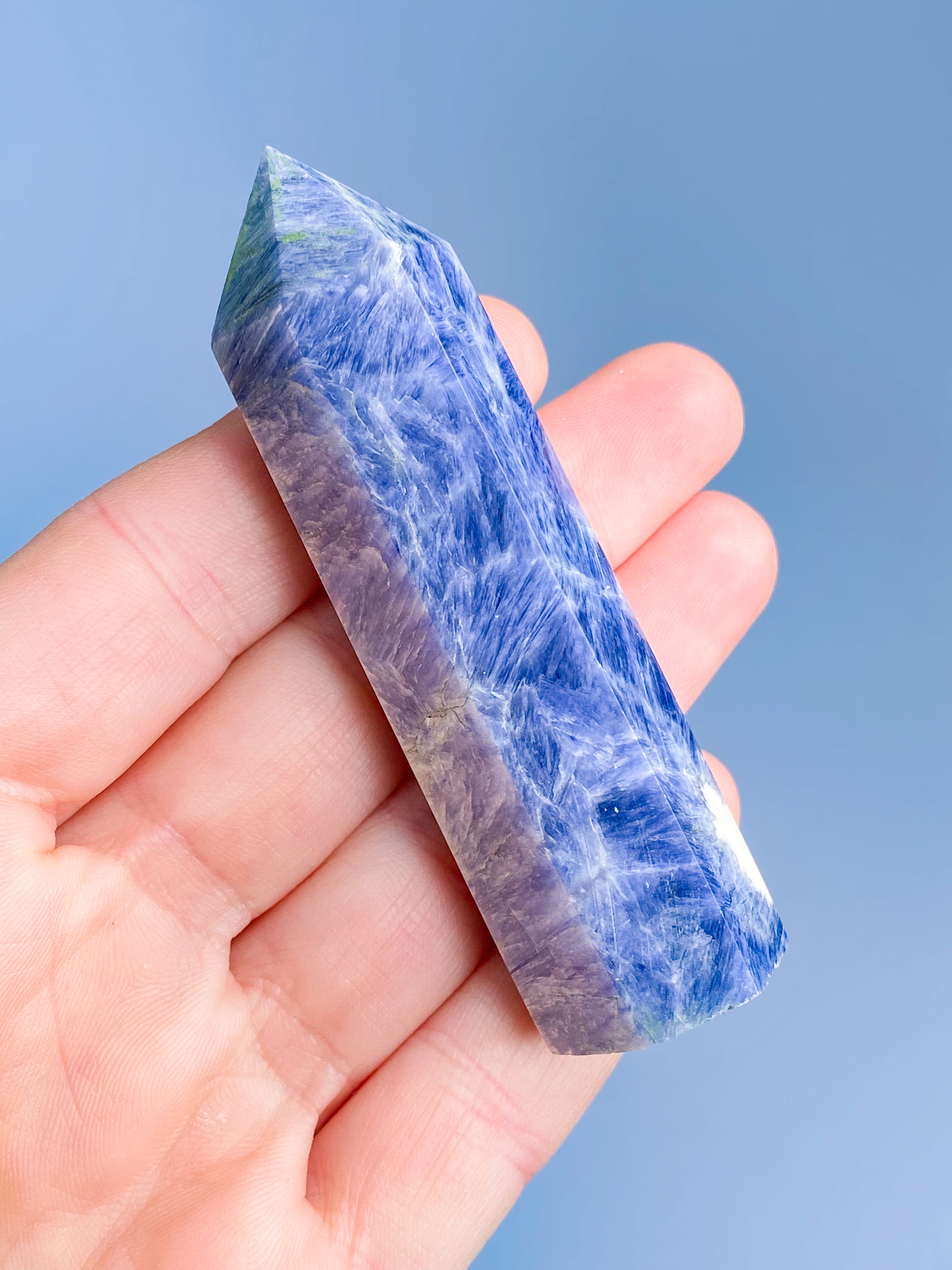 Blå kyanit rå (nr 1) 