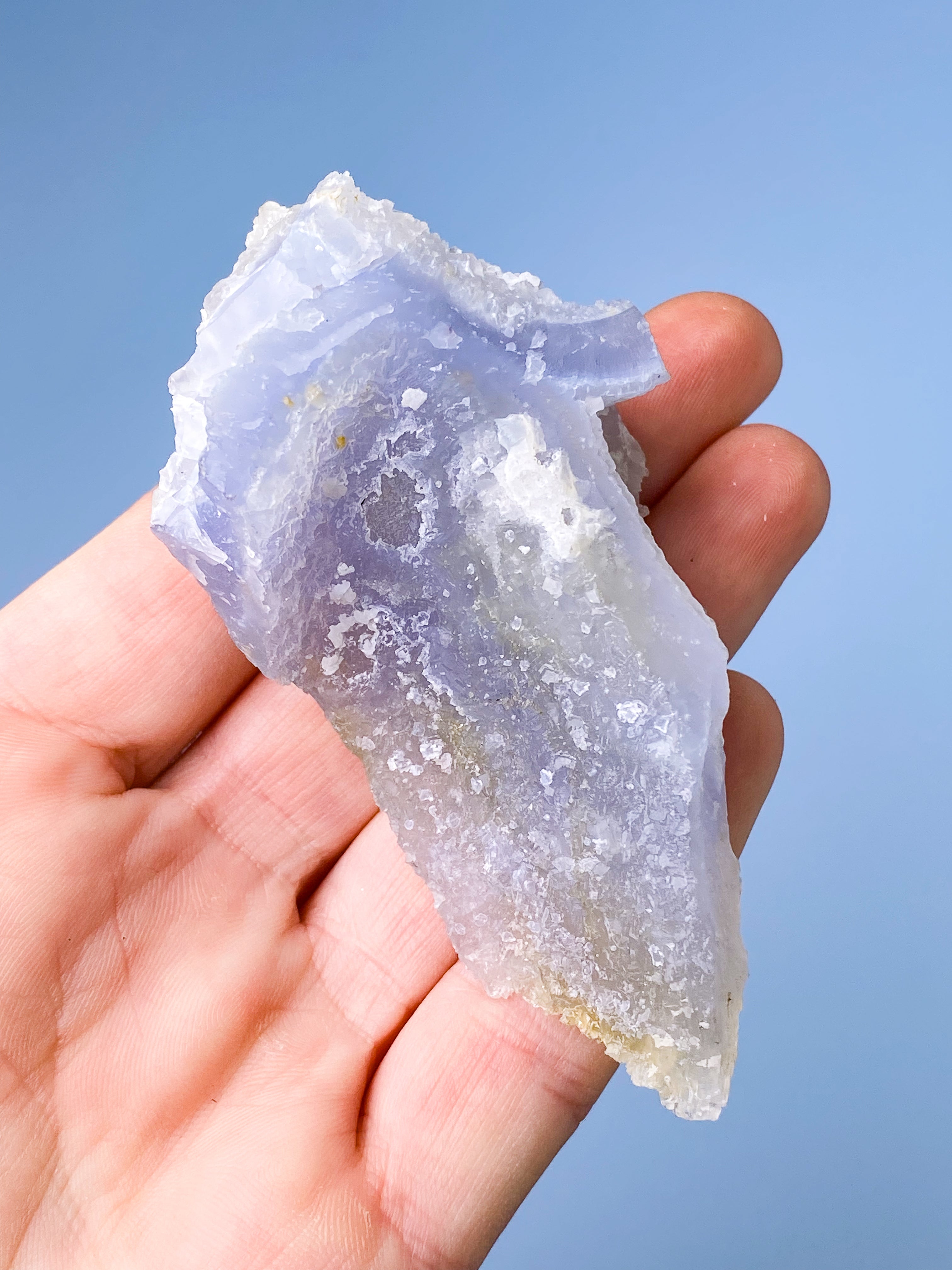 Druzy Blond Agat Kluster (nr 2) 