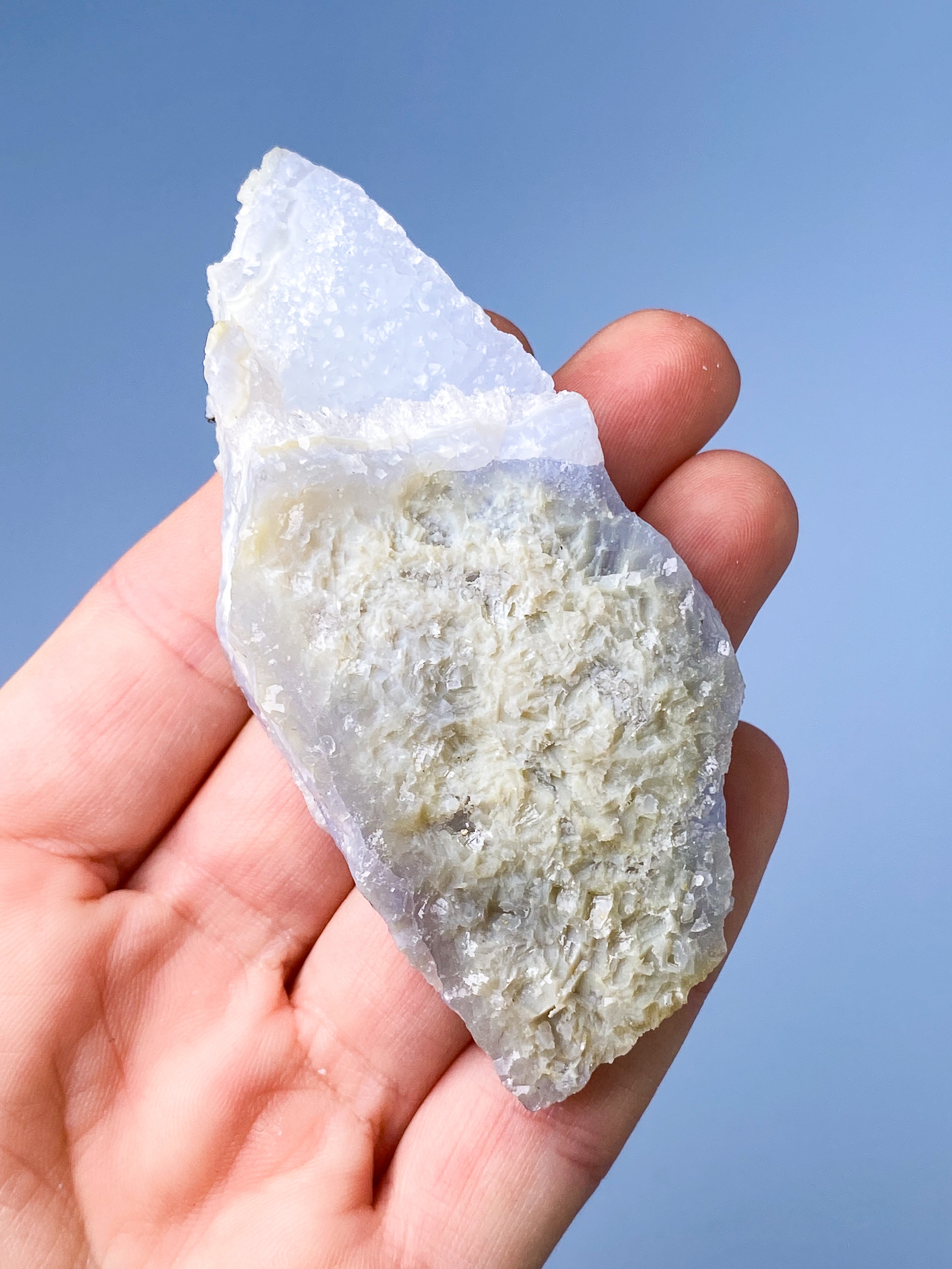 Druzy Blond Agat Kluster (nr 2) 