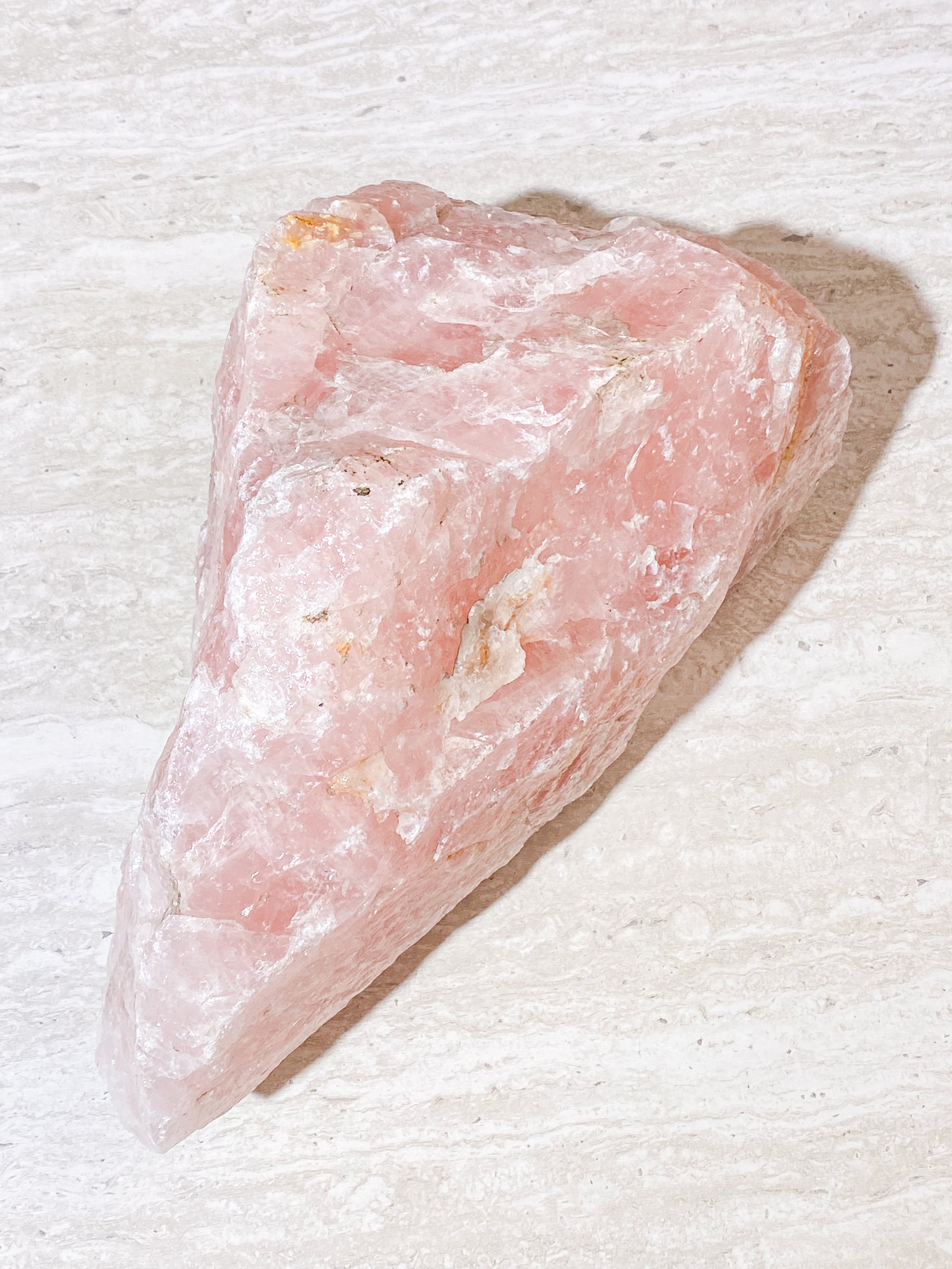 Jättebit Rå Rosenkvarts (Nr. 5) 8,6 kg.