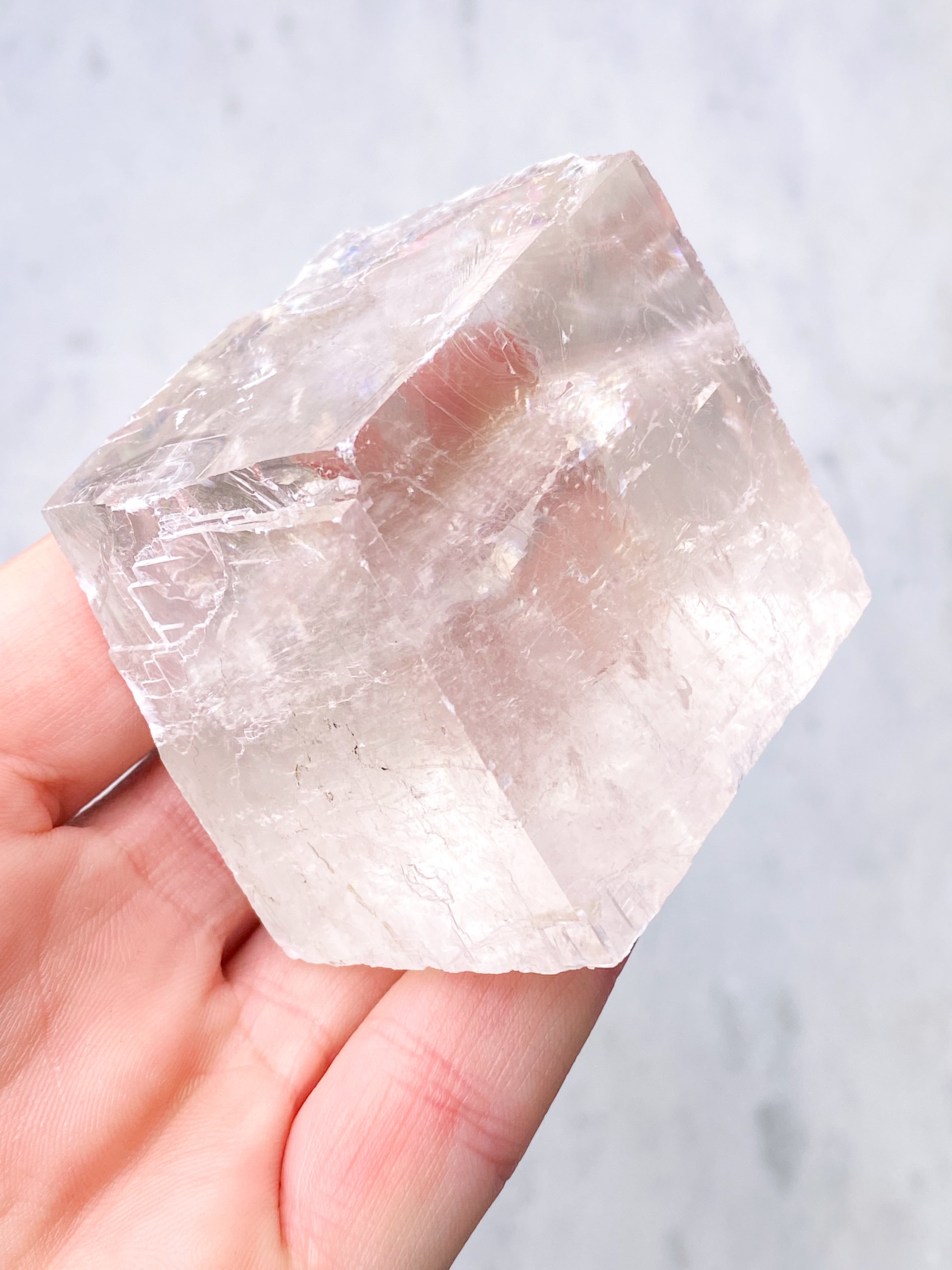 Islandspat Rå - Optisk Kalcit (nr 6) 